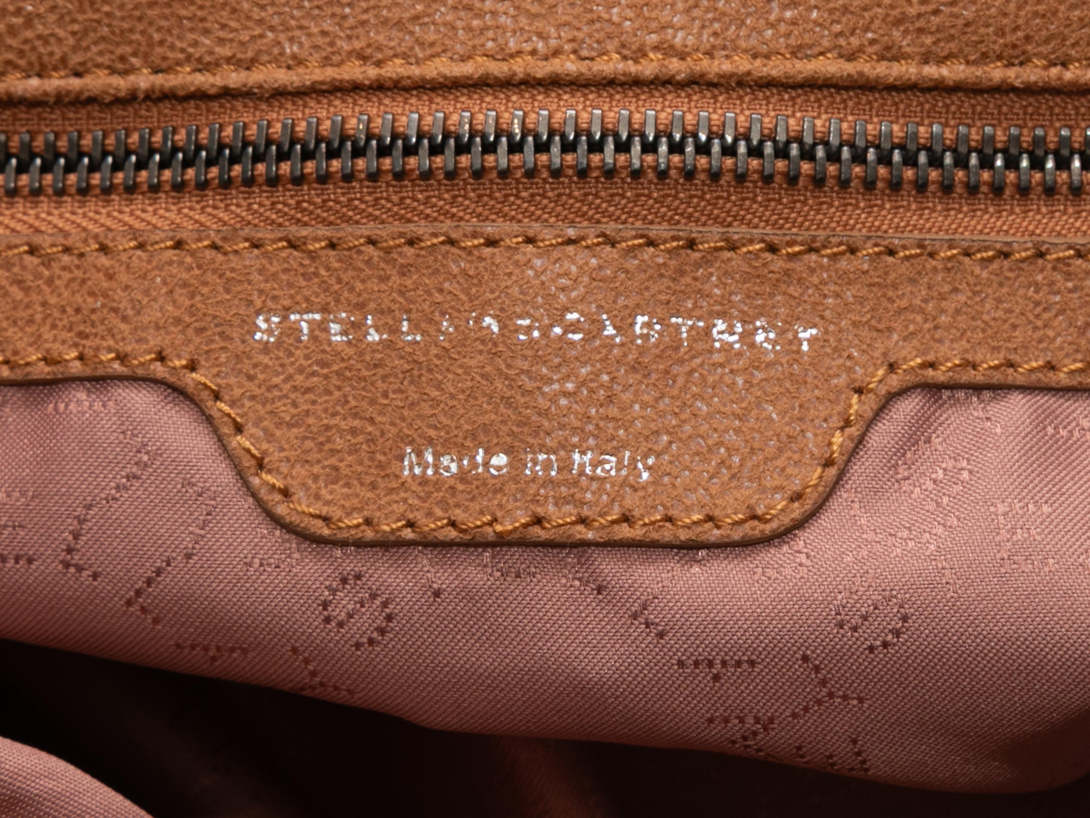 Hellbraune Stella McCartney Falabella Tasche aus Wildlederimitat (Braun) im Angebot