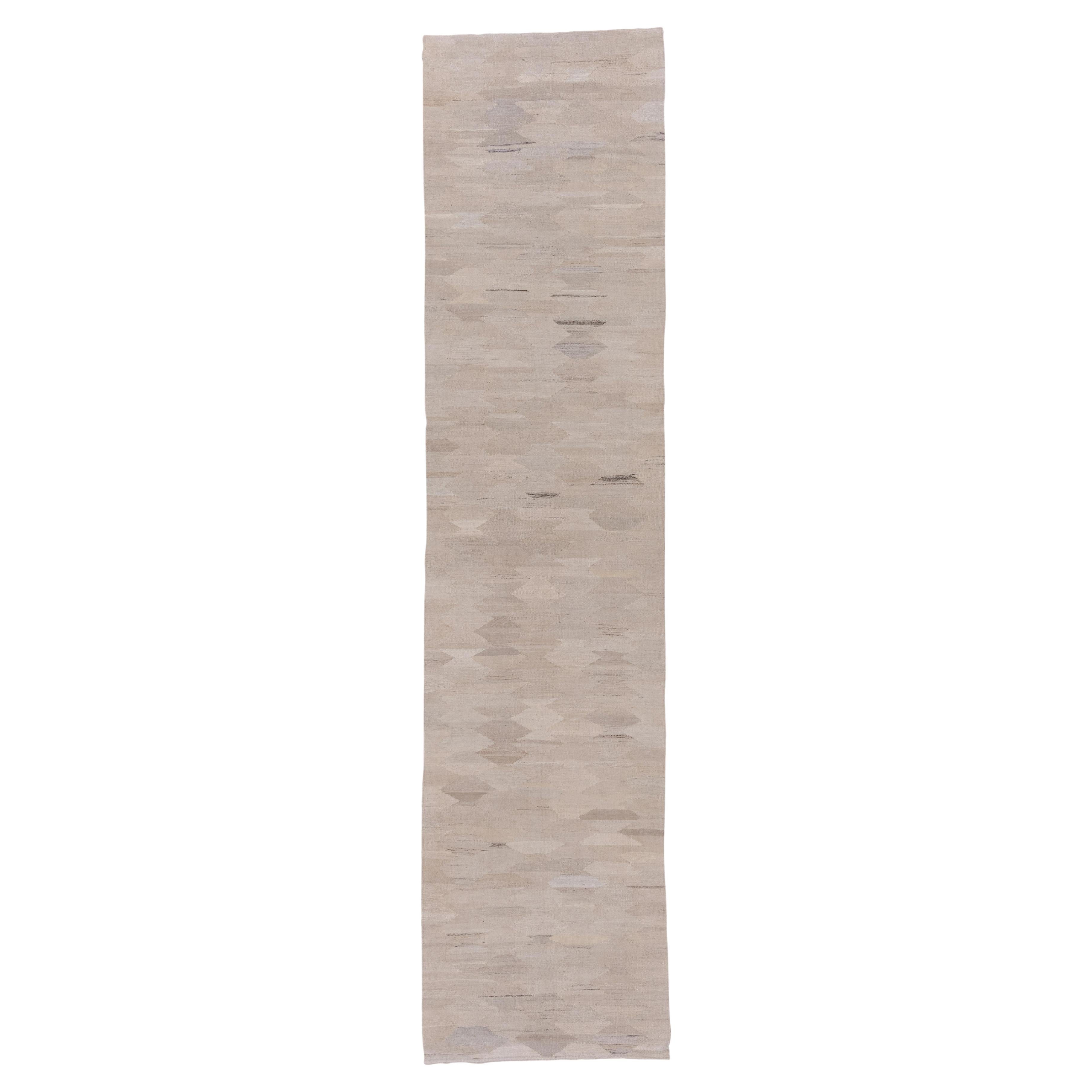 Tan Strayed Kilim For Sale
