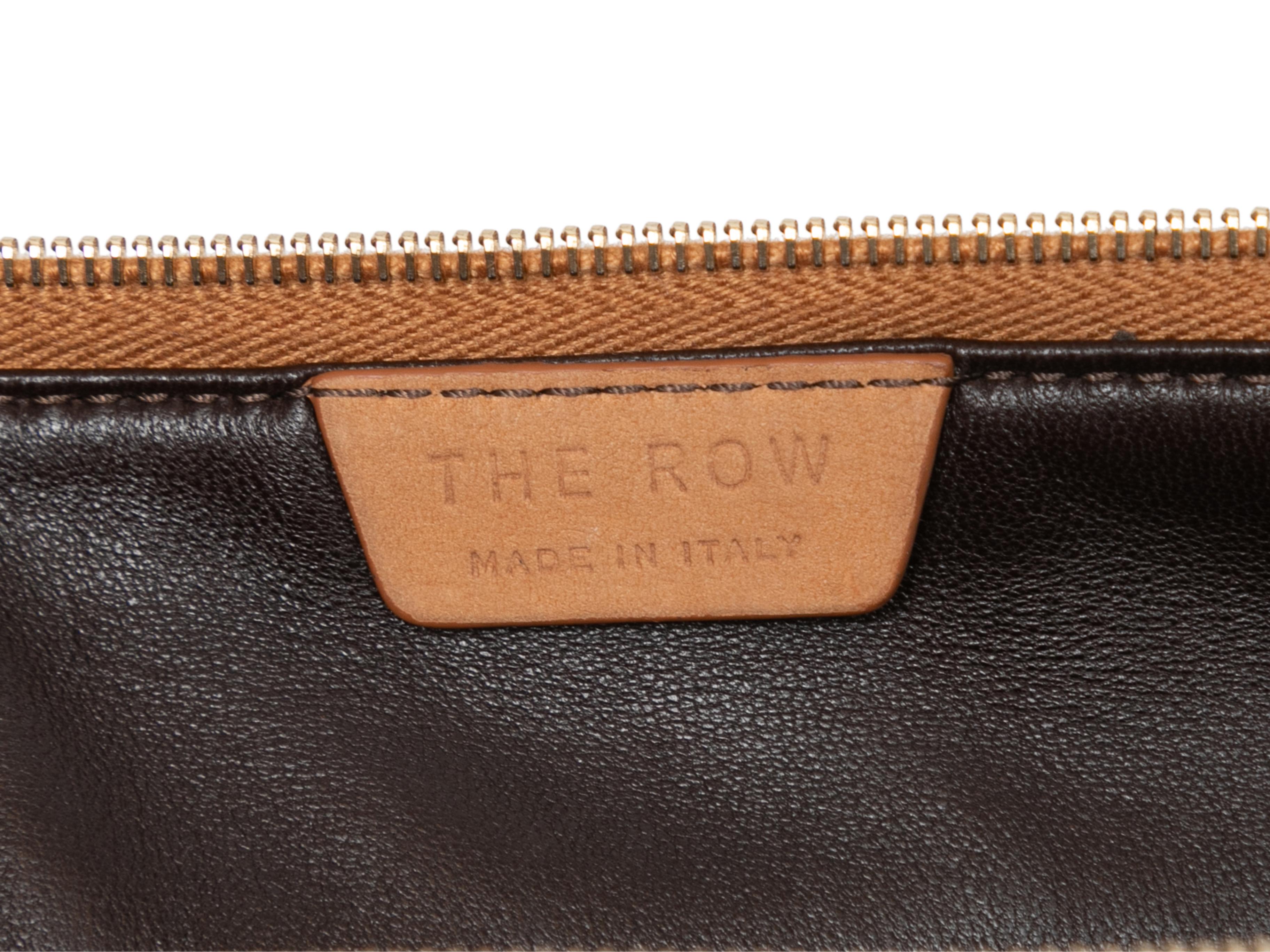 Women's Tan The Row Morgan Leather Shoulder Bag