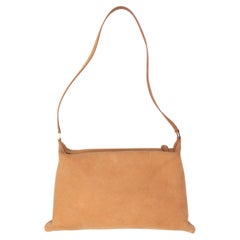 Tan The Row Morgan Leather Shoulder Bag