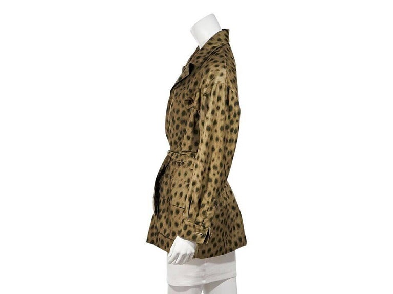 celine leopard jacket