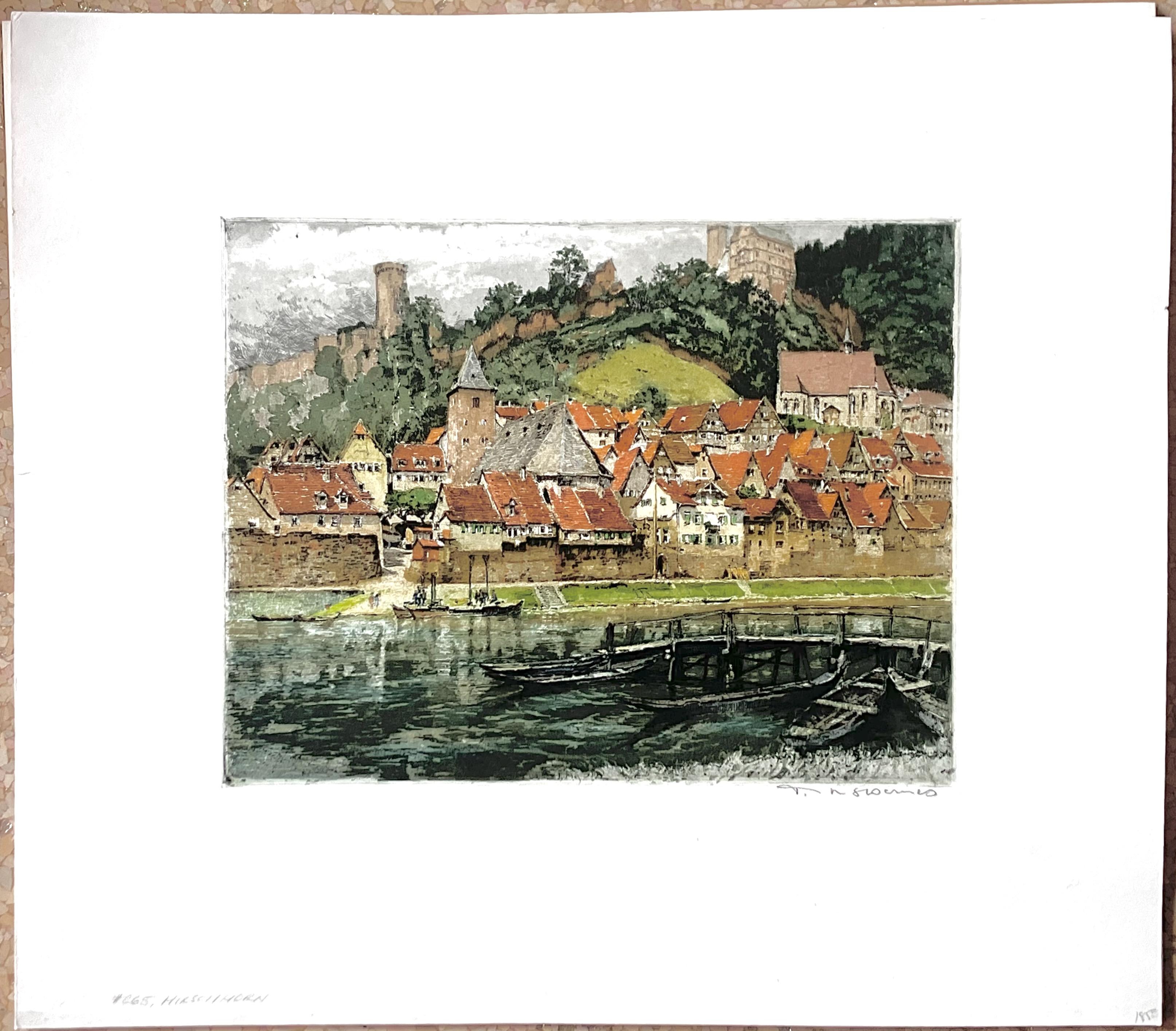 Hirschhorn, Germany - Print by Tana Kasimir Hoernes