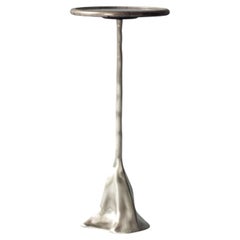 Tana Side Table by DeMuro Das in Silver Pyrite