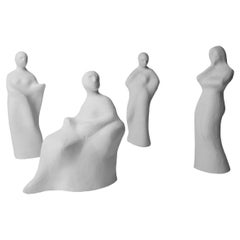Tanagre Set of Four Sculptures