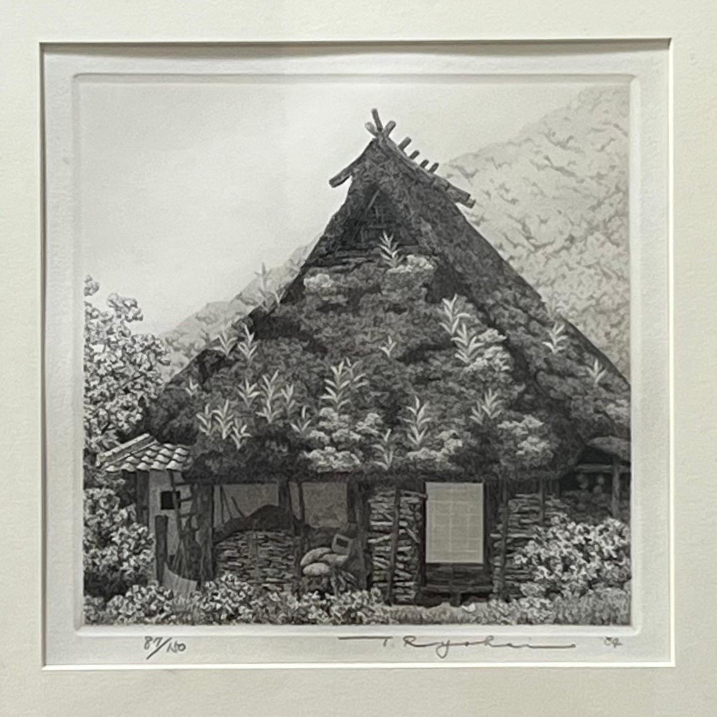 Modern Tanaka Ryohei Etching Japan 1984