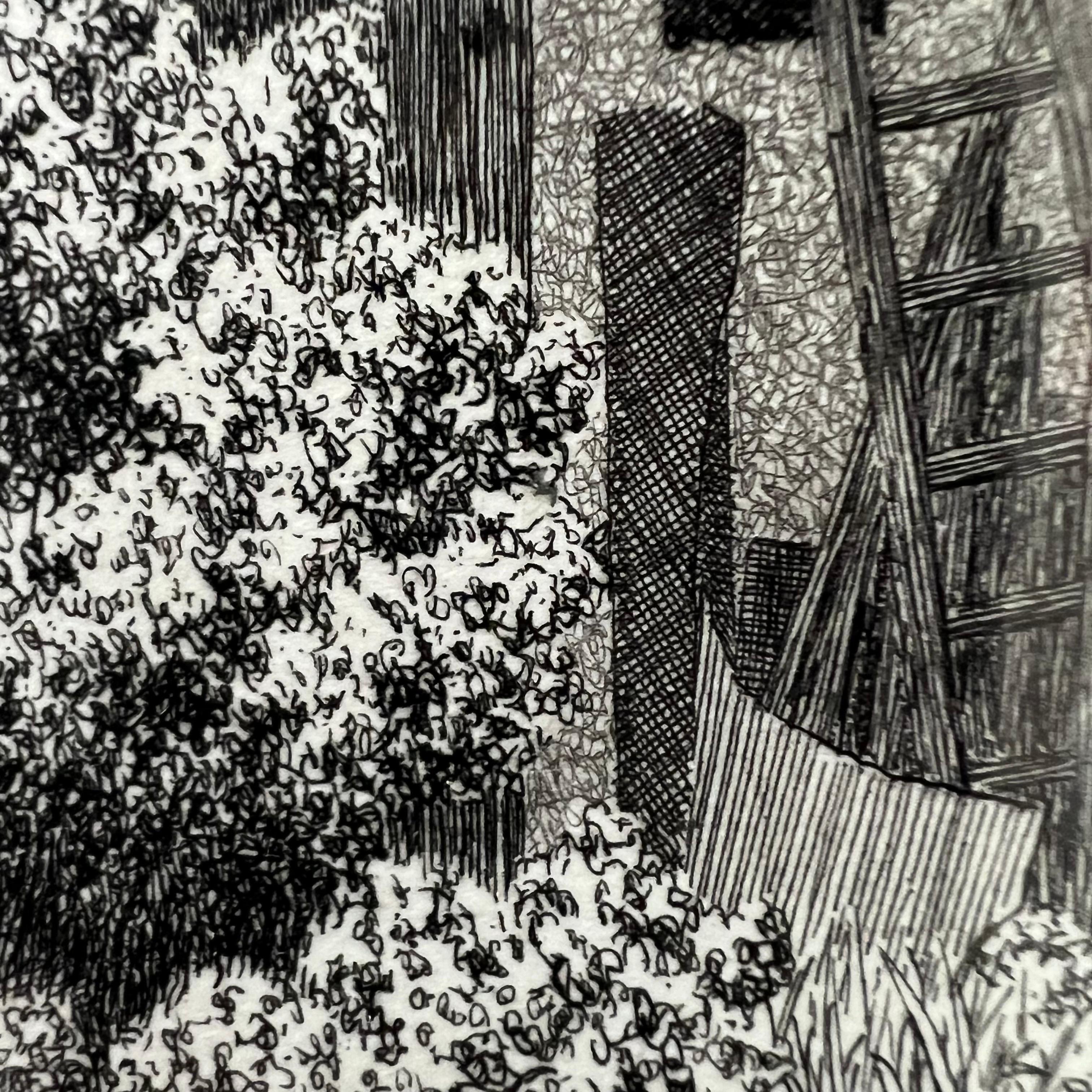 Tanaka Ryohei Etching Japan 1984 2