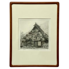 Tanaka Ryohei Etching Japan 1984