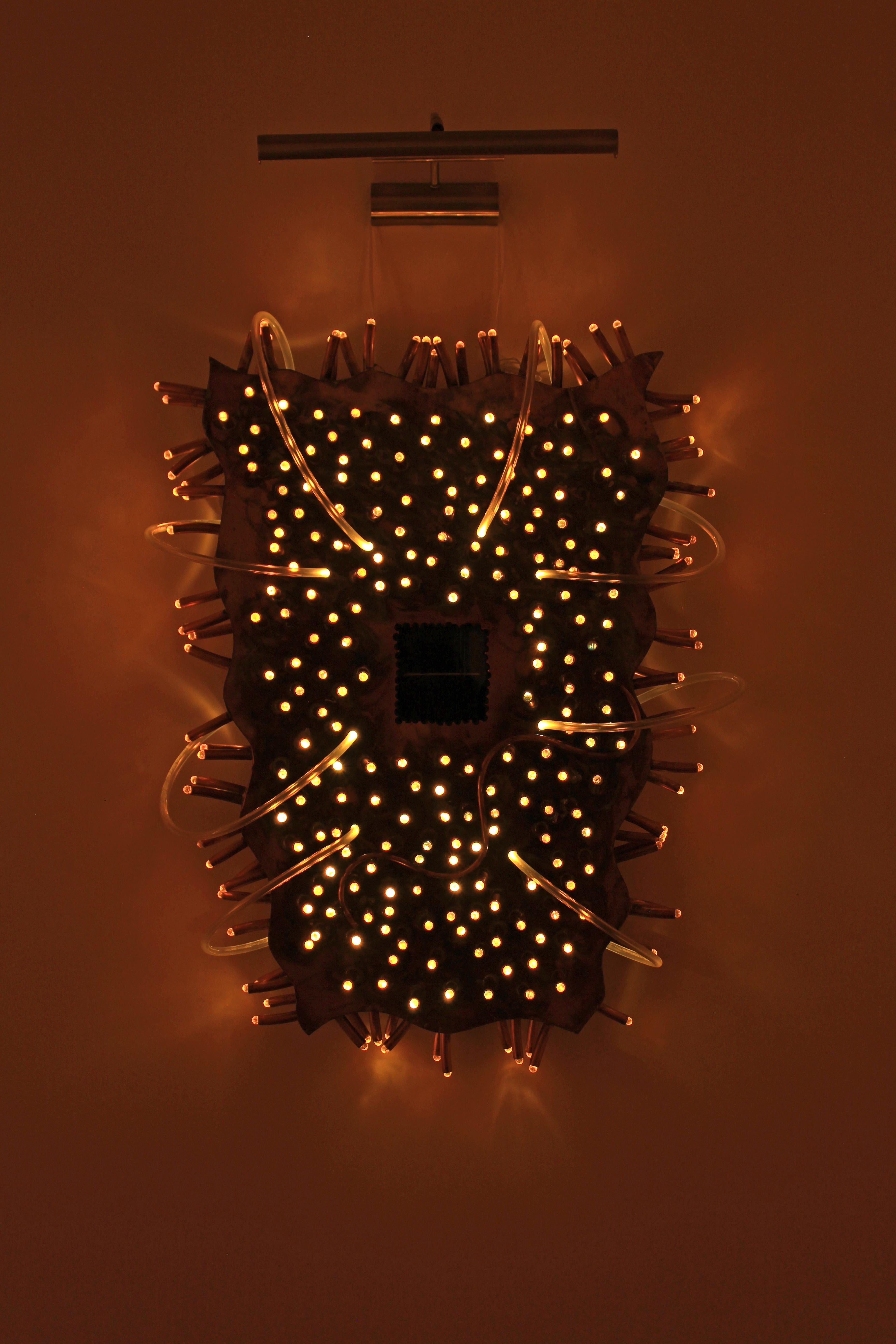Behind the herbs. Abstract light sculpture For Sale 1
