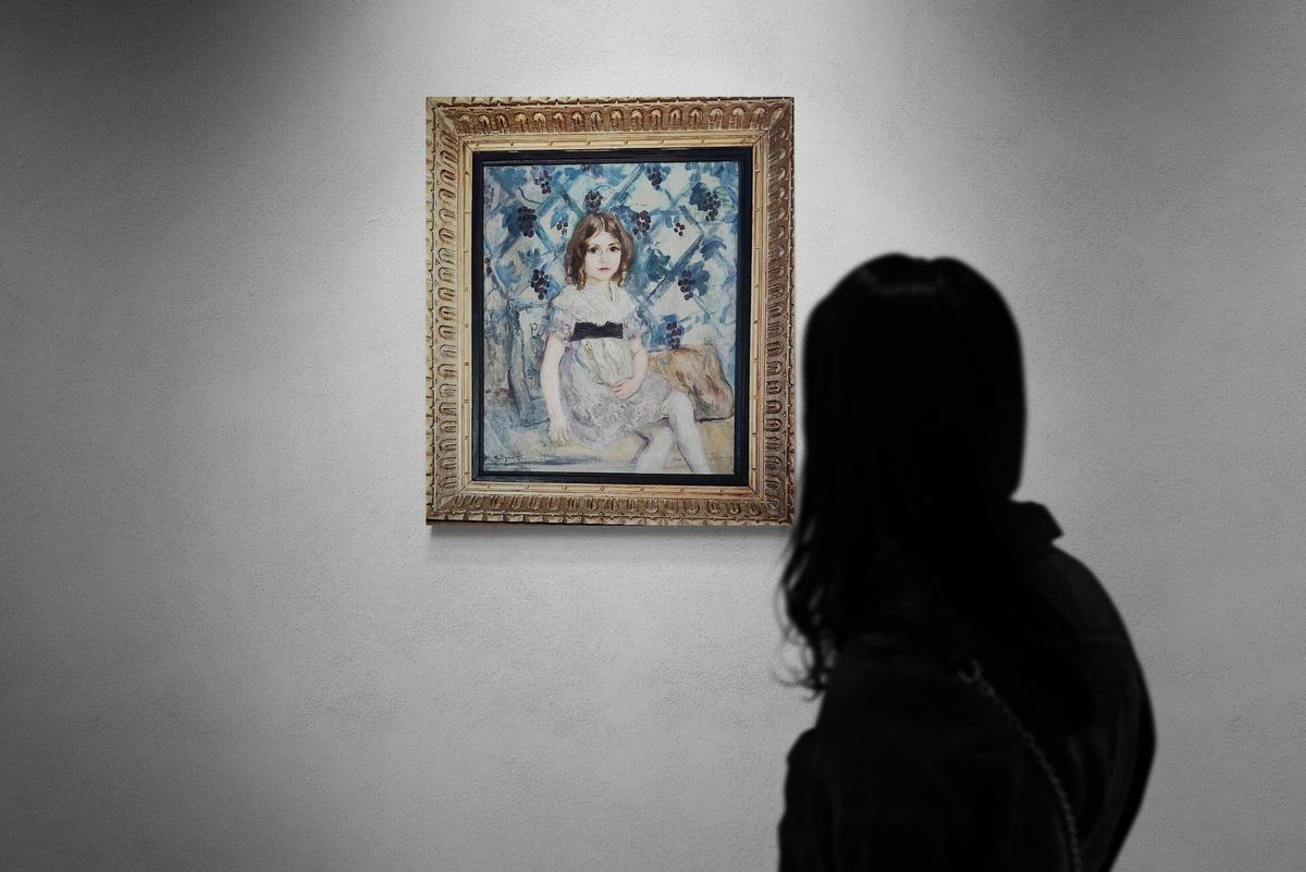 Jeune Fille Assise - Öl auf Leinwand von Tancrède Synave (1870-1936) im Angebot 2