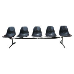 Used Tandem Five-Shell Seating  by Charles and Ray Eames for Herman Miller