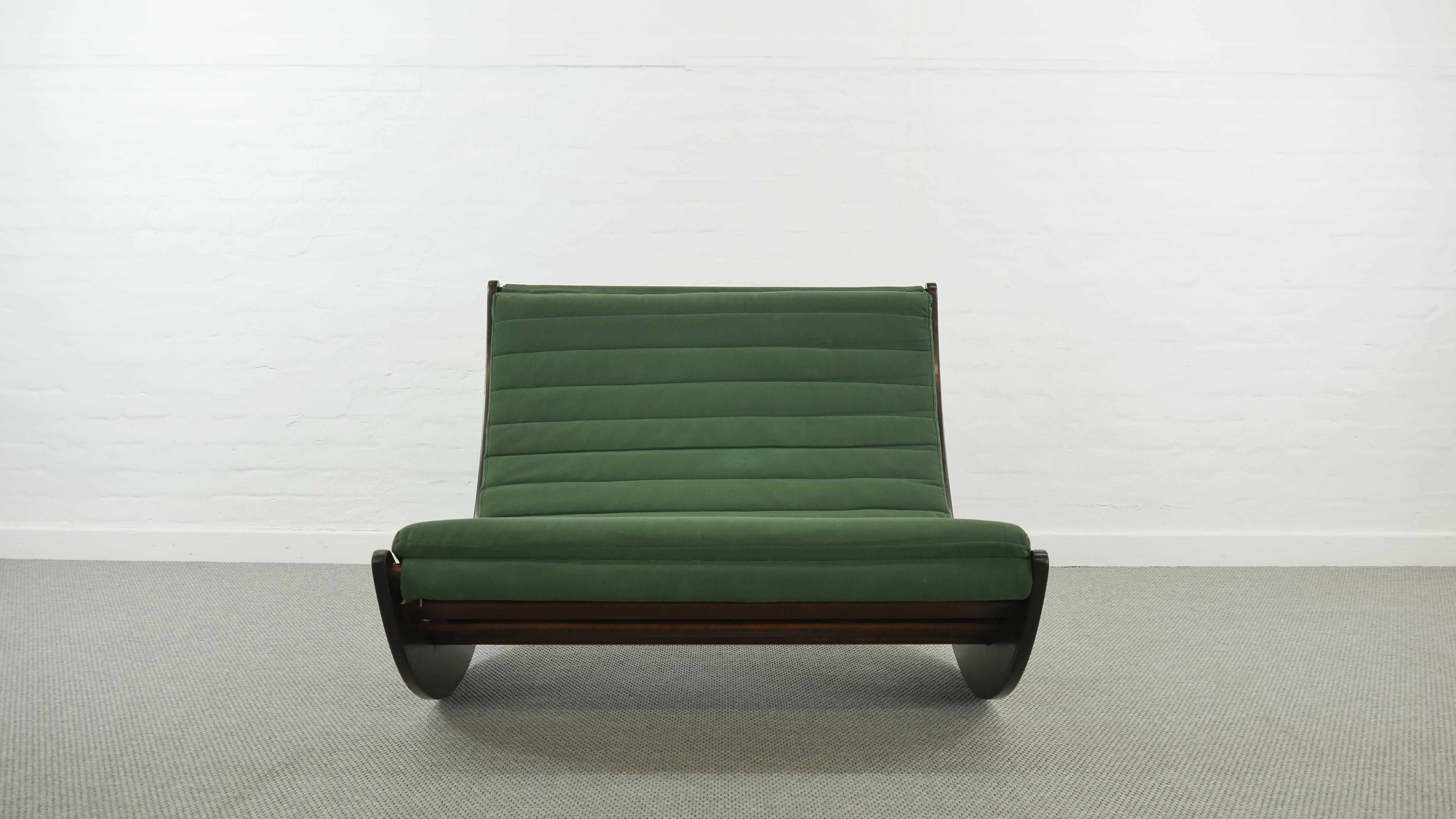Tandem Relaxer 2-Seat Rocking Chair by Verner Panton for Rosenthal, Germany 1