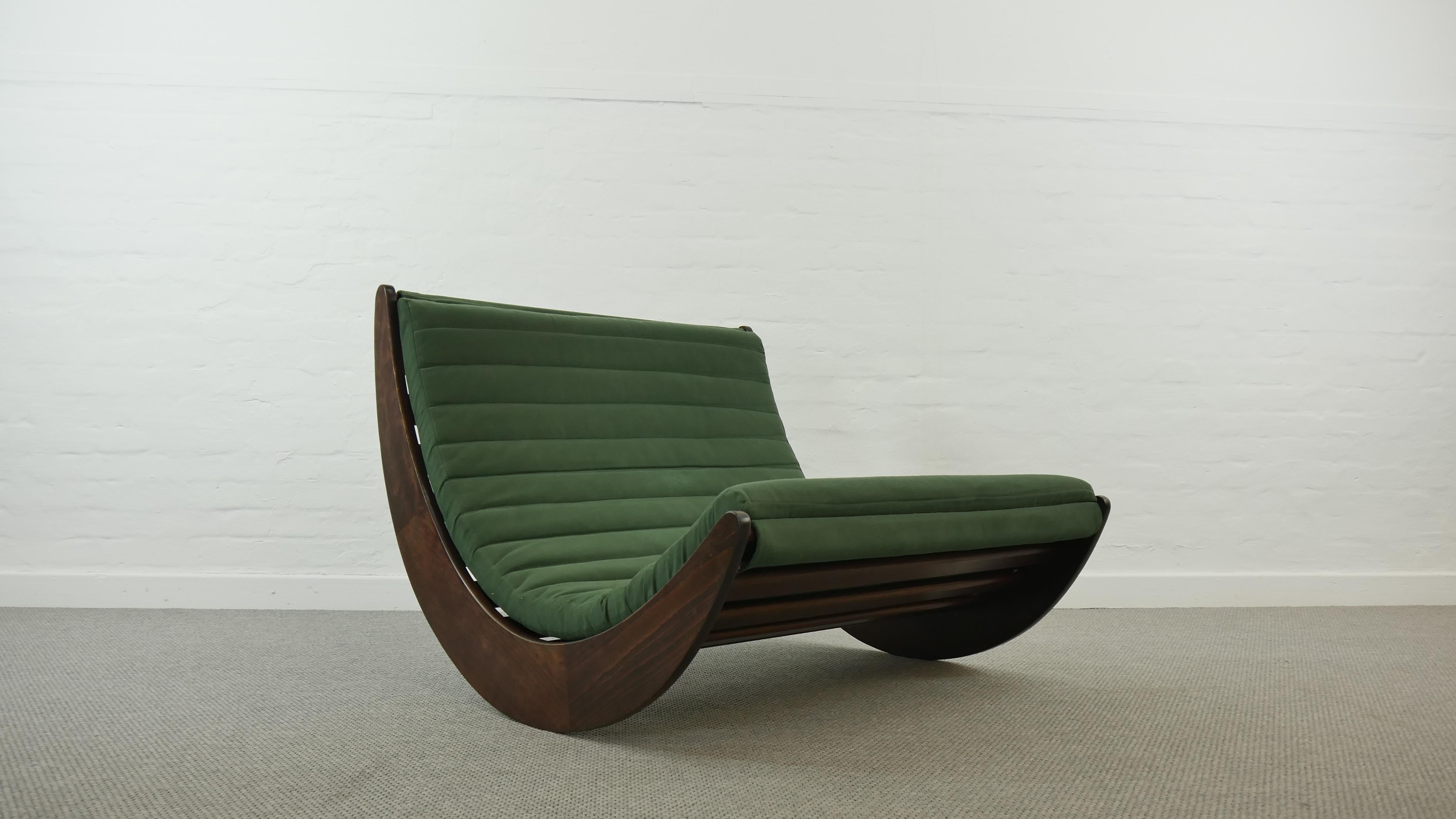 Tandem Relaxer 2-Seat Rocking Chair by Verner Panton for Rosenthal, Germany 2
