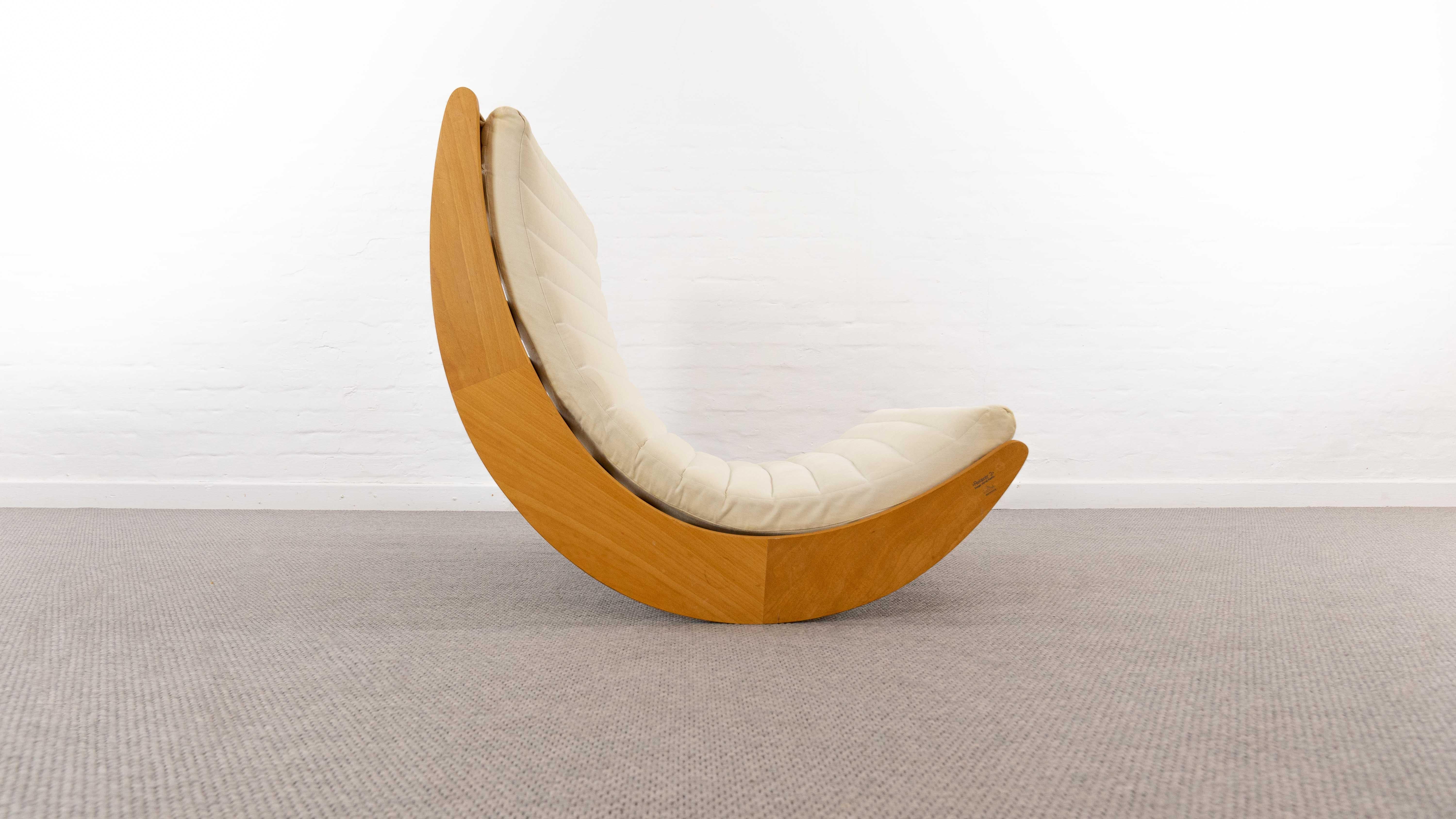 Mid-Century Modern Tandem Relaxer 2for2 Rocking Chair by Verner Panton for Rosenthal, Germany