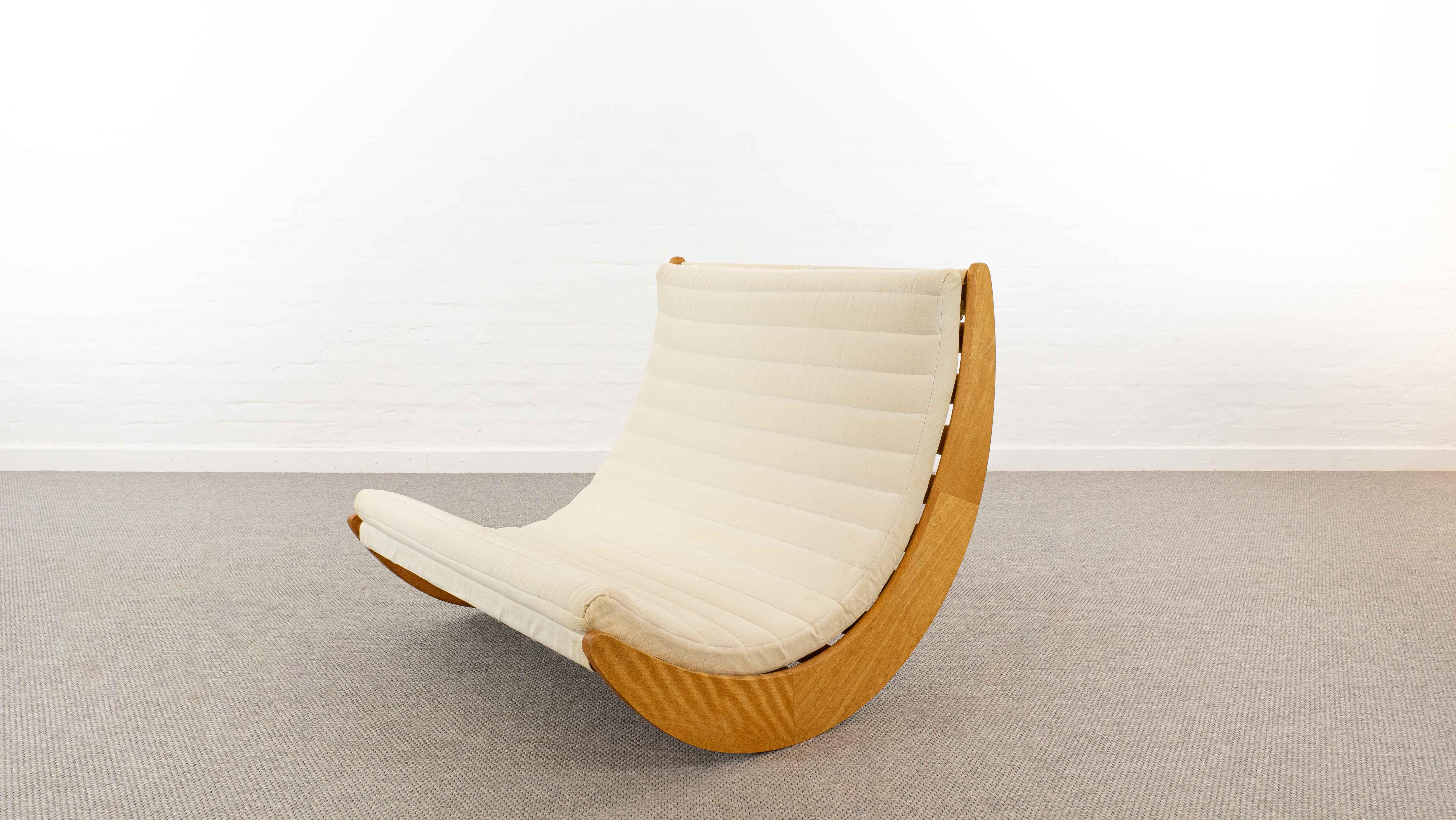 Late 20th Century Tandem Relaxer 2for2 Rocking Chair by Verner Panton for Rosenthal, Germany