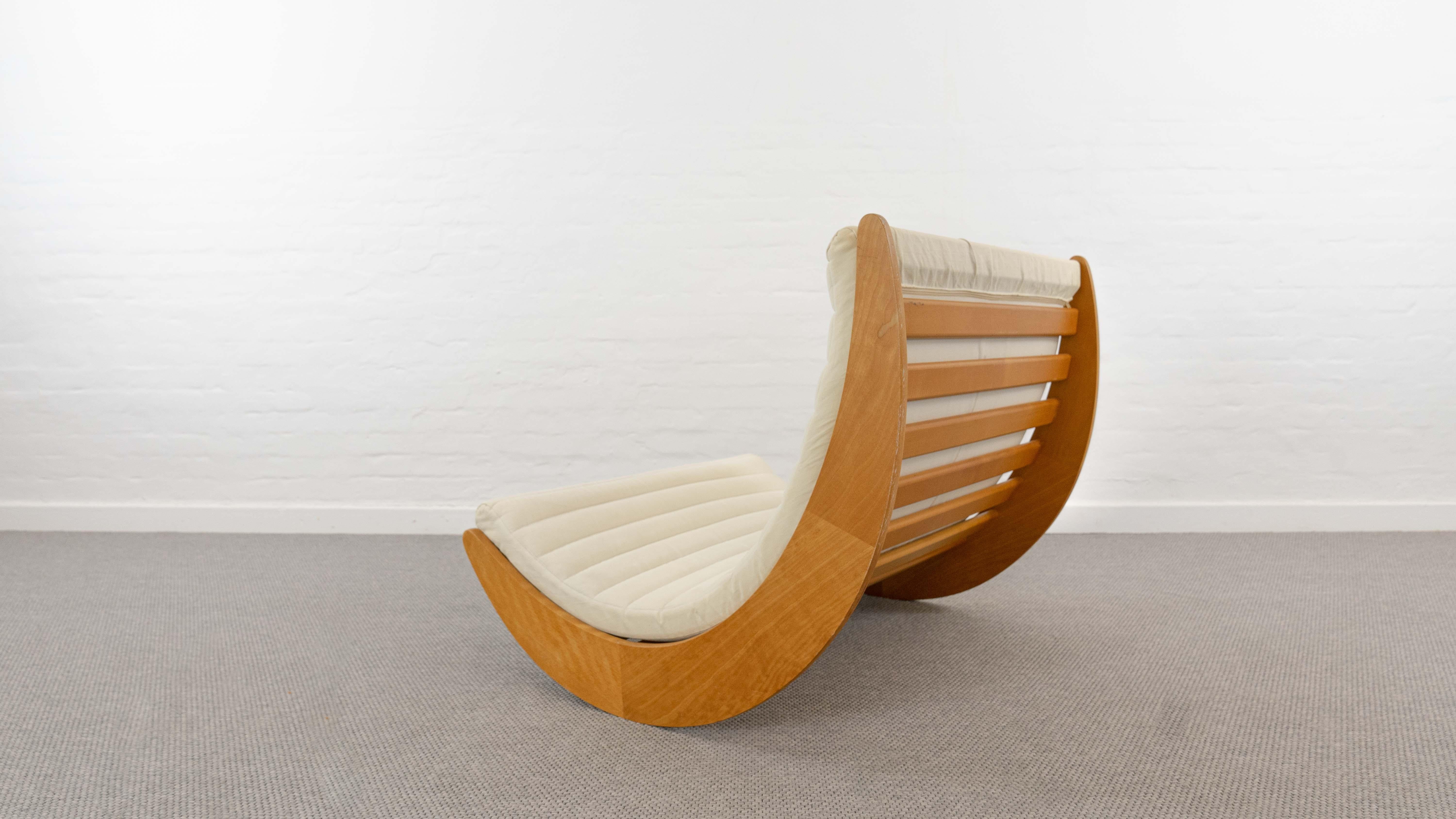 Tandem Relaxer 2for2 Rocking Chair by Verner Panton for Rosenthal, Germany 1