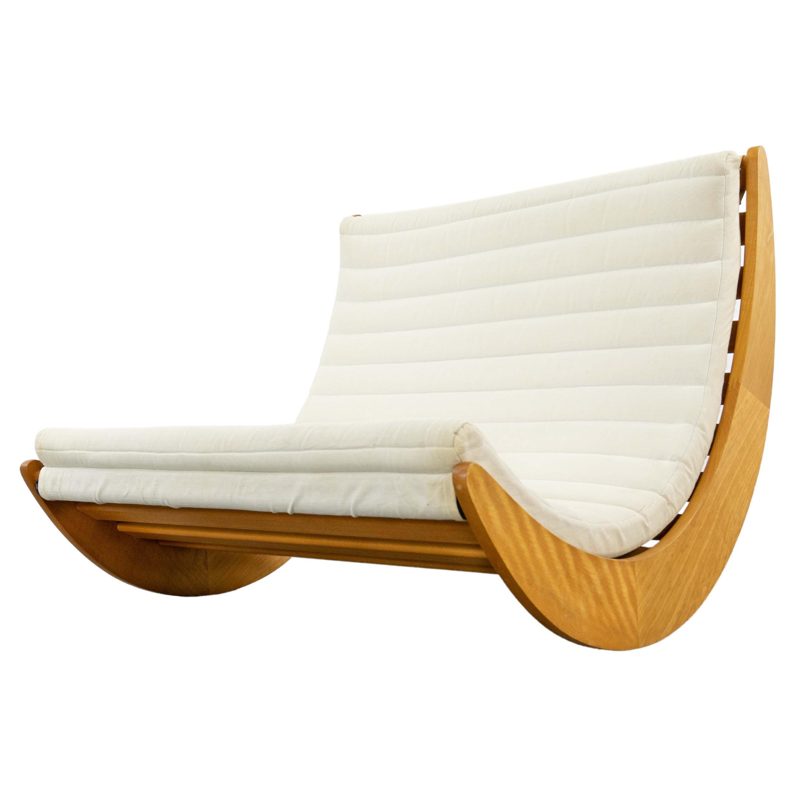Tandem Relaxer 2for2 Rocking Chair by Verner Panton for Rosenthal, Germany