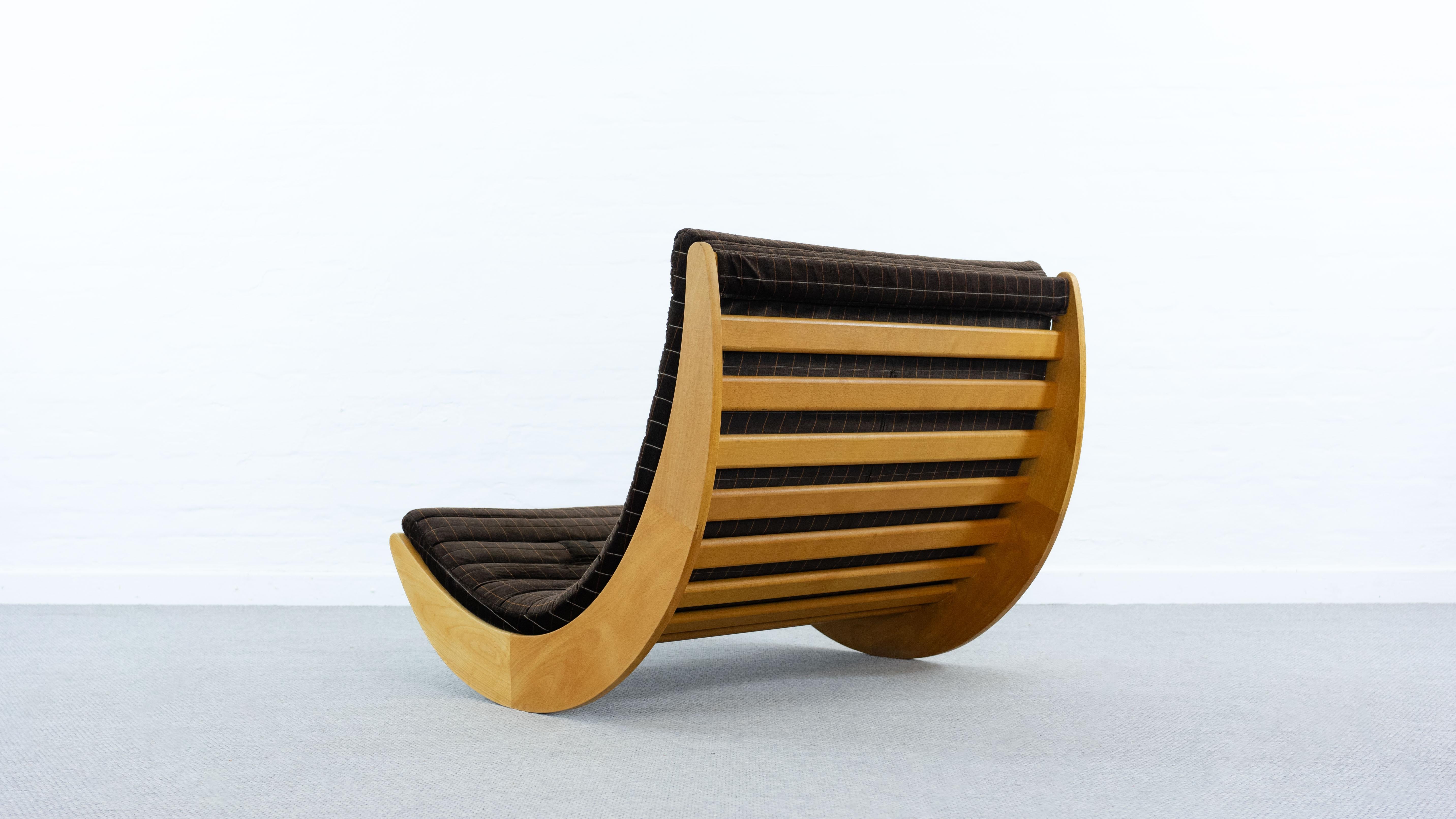 Sedia a dondolo Tandem Relaxer 2for2 di Verner Panton per Rosenthal, Germania In condizioni buone in vendita a Halle, DE