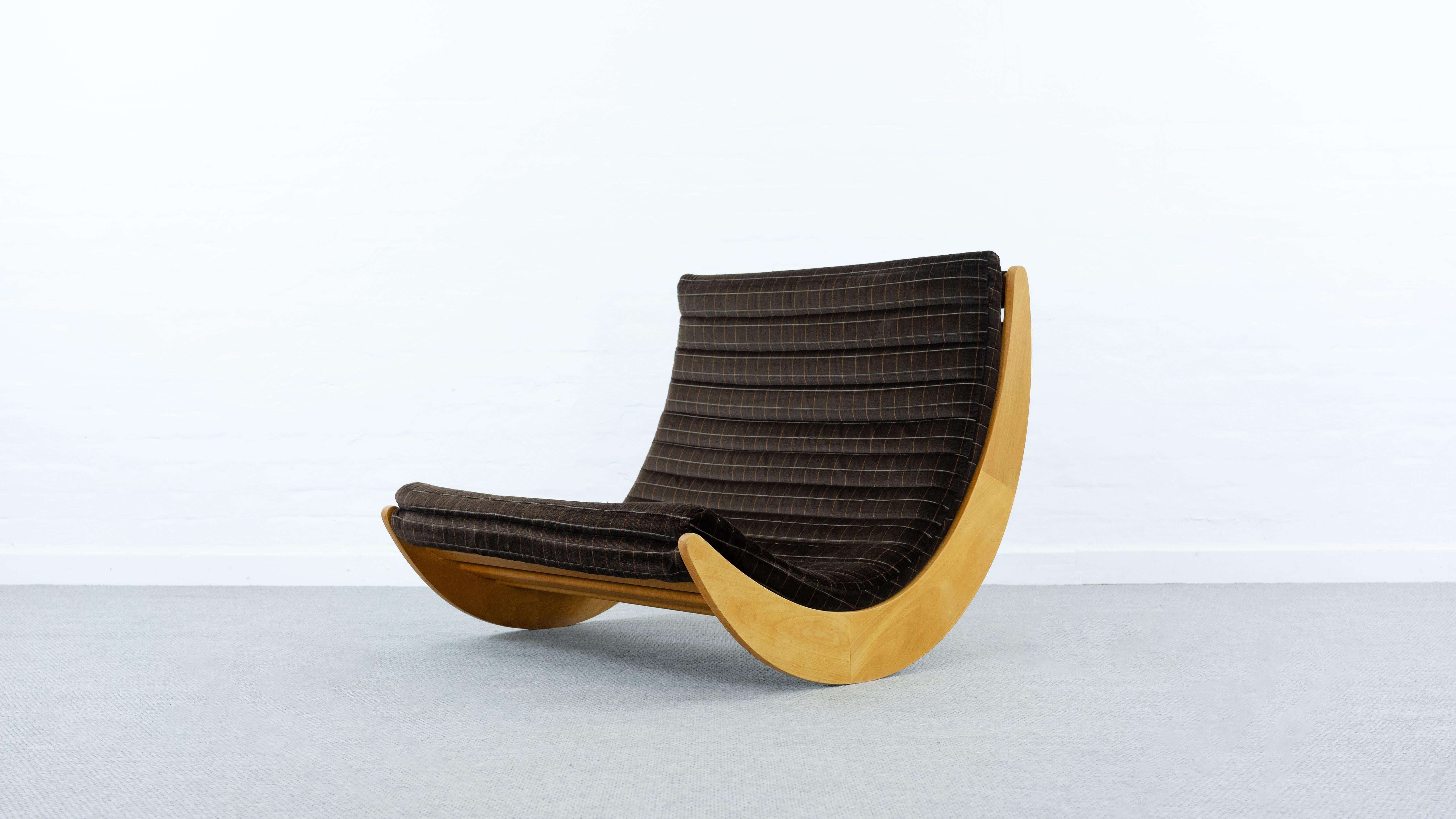 Faggio Sedia a dondolo Tandem Relaxer 2for2 di Verner Panton per Rosenthal, Germania in vendita