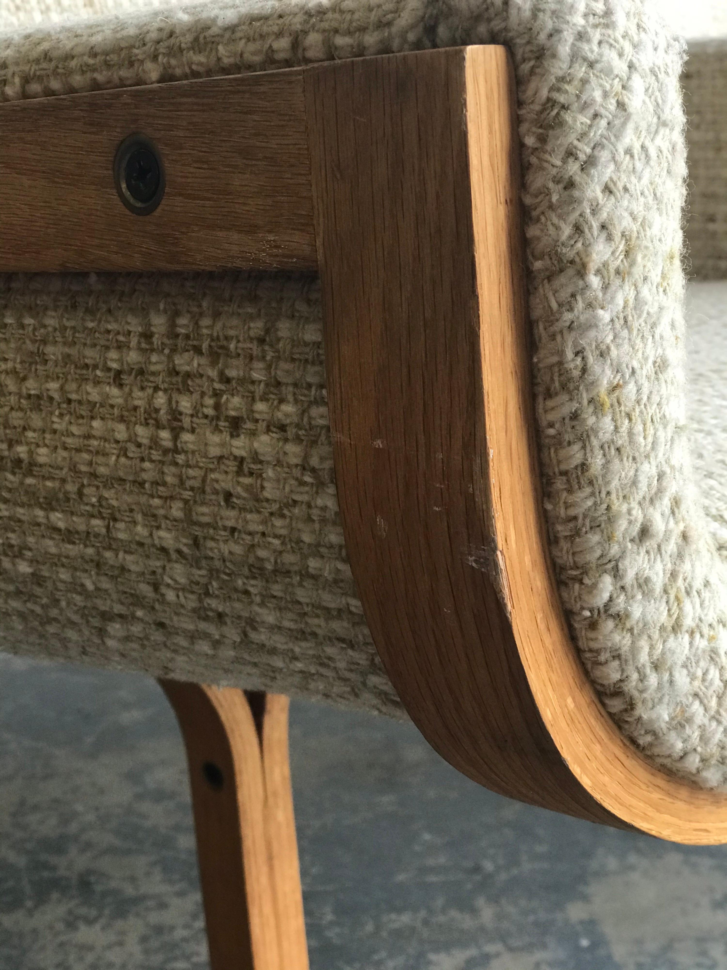 Late 20th Century Tandem Seating Bench by Arthur Umanoff