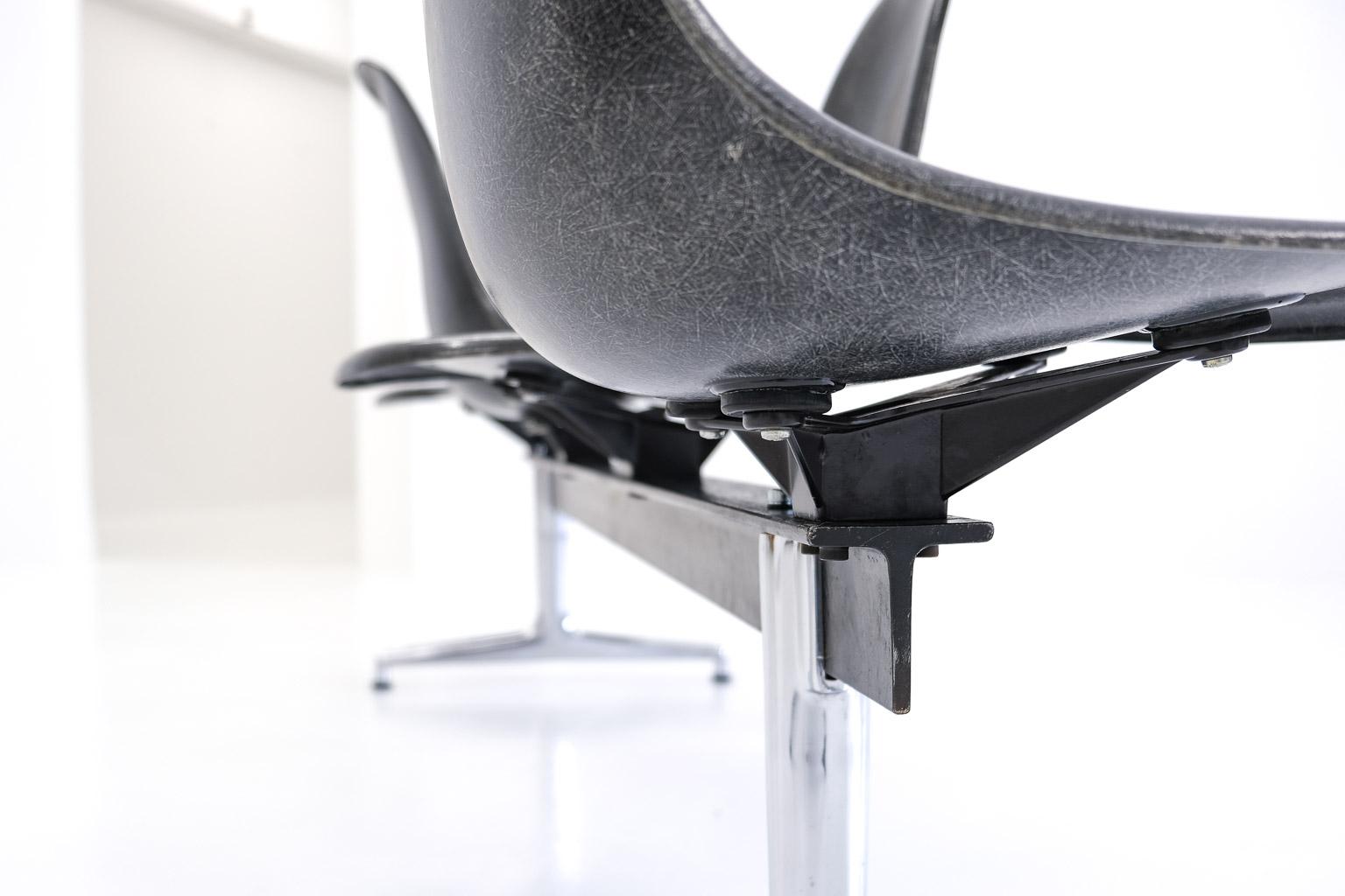 American Tandem shell seating system by Ray and Charles Eames for Herman Miller