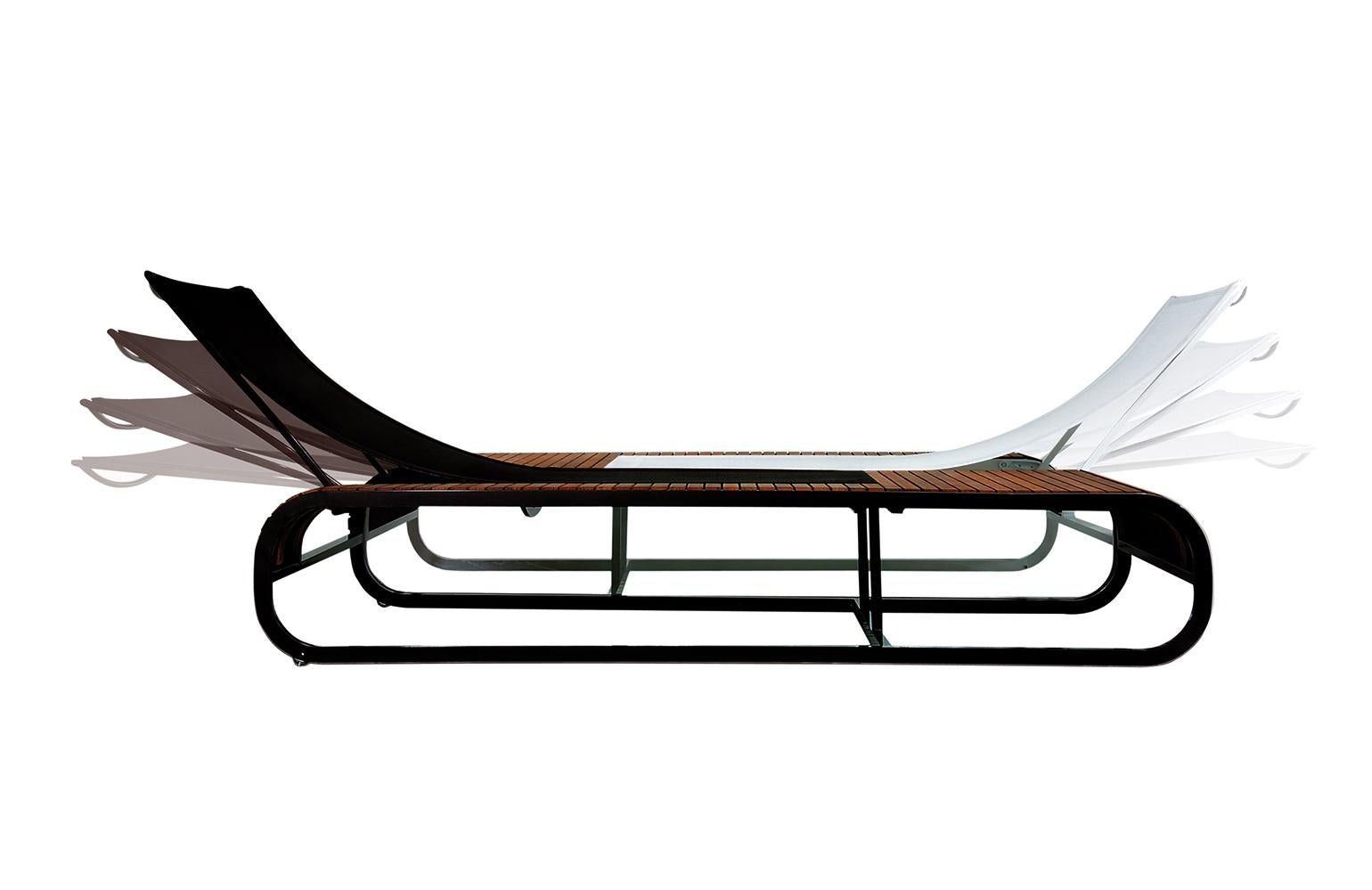 Modern Tandem Sunlounger by Ego Paris For Sale