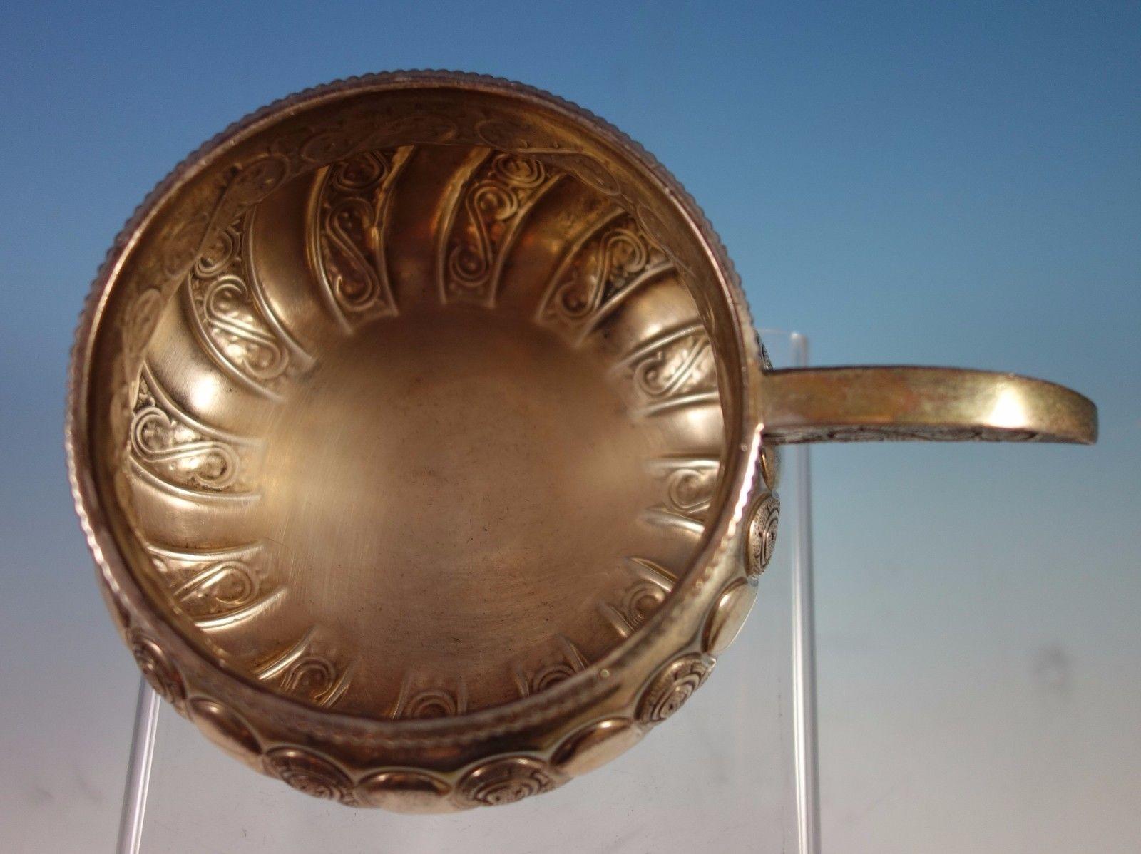 Tazón Cosaco Kovsh de Plata de Ley Tane MEXICO Influencia Rusa Mexicano