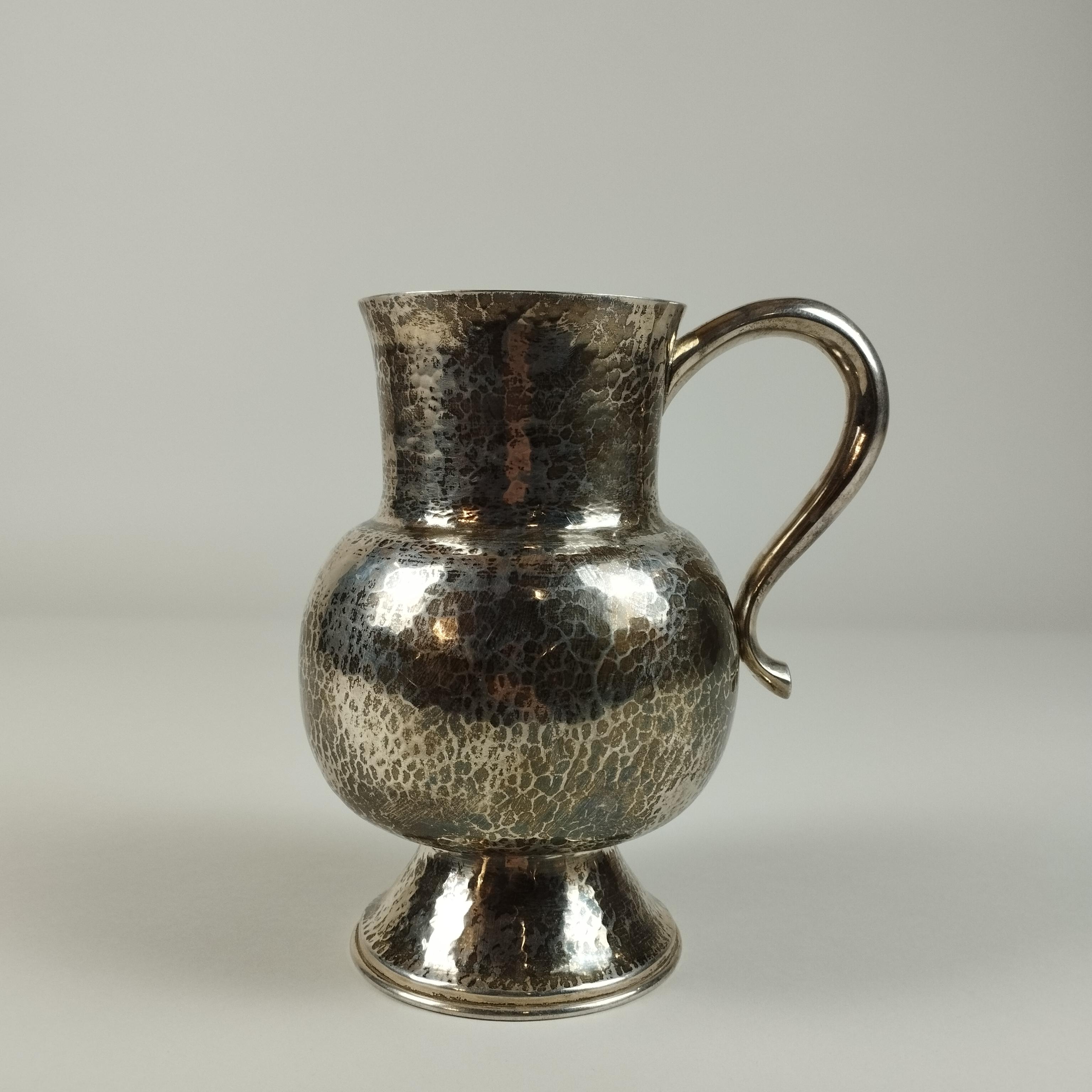 Mid-Century Modern TANE México Sterling Silver Pitcher For Sale