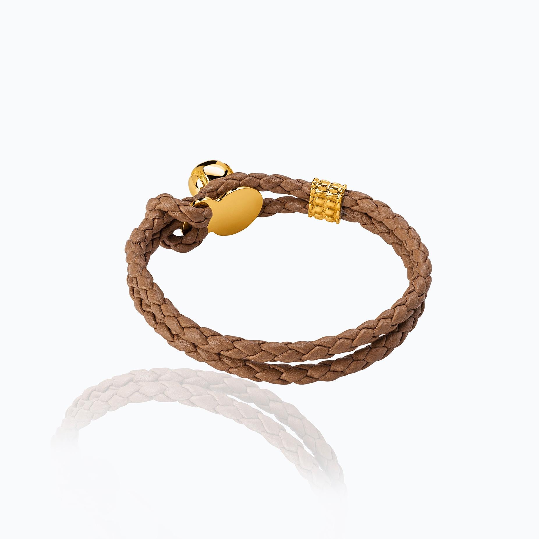 brown leather pandora bracelet