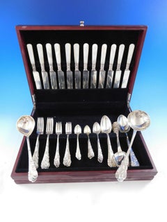 Tang by Christian Heise 830 Silver Dinner Flatware Set Service Handmade
