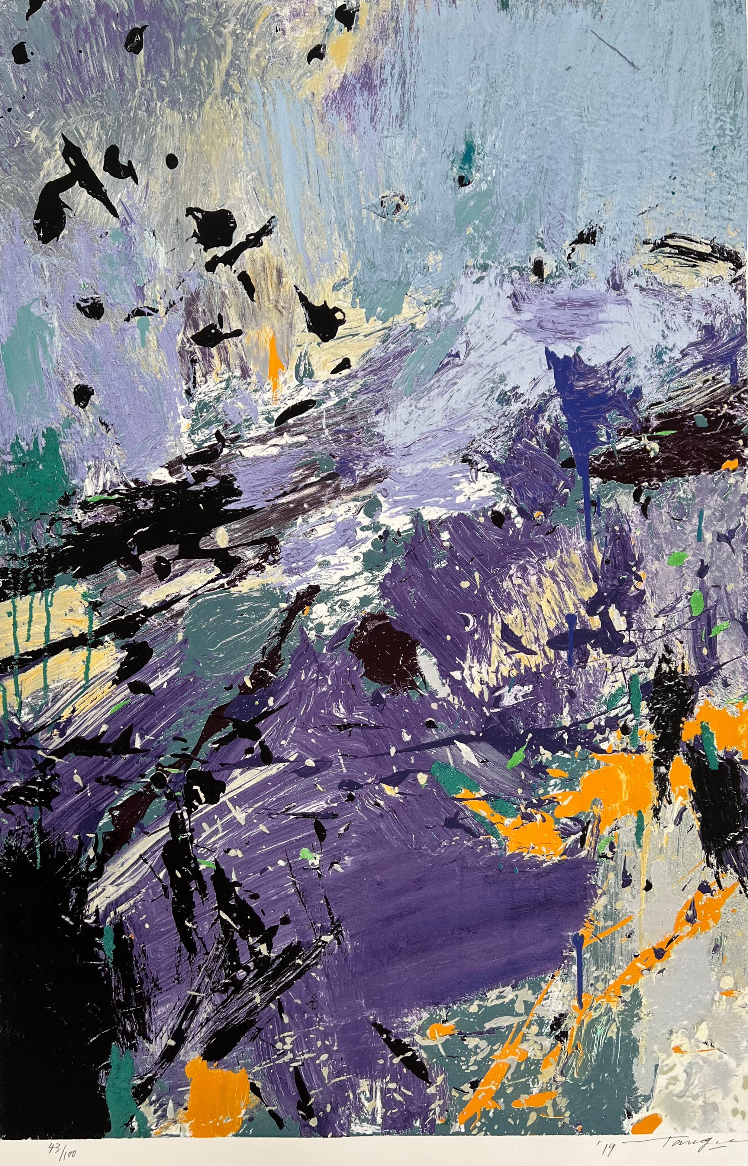 Abstract Expressionist Prints  - Long Night 