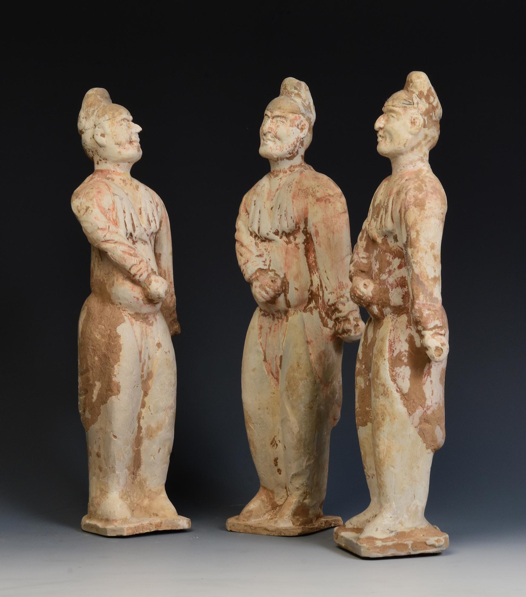 Tang Dynasty, A Set of Antique Chinese Pottery Foreign Court Man 6