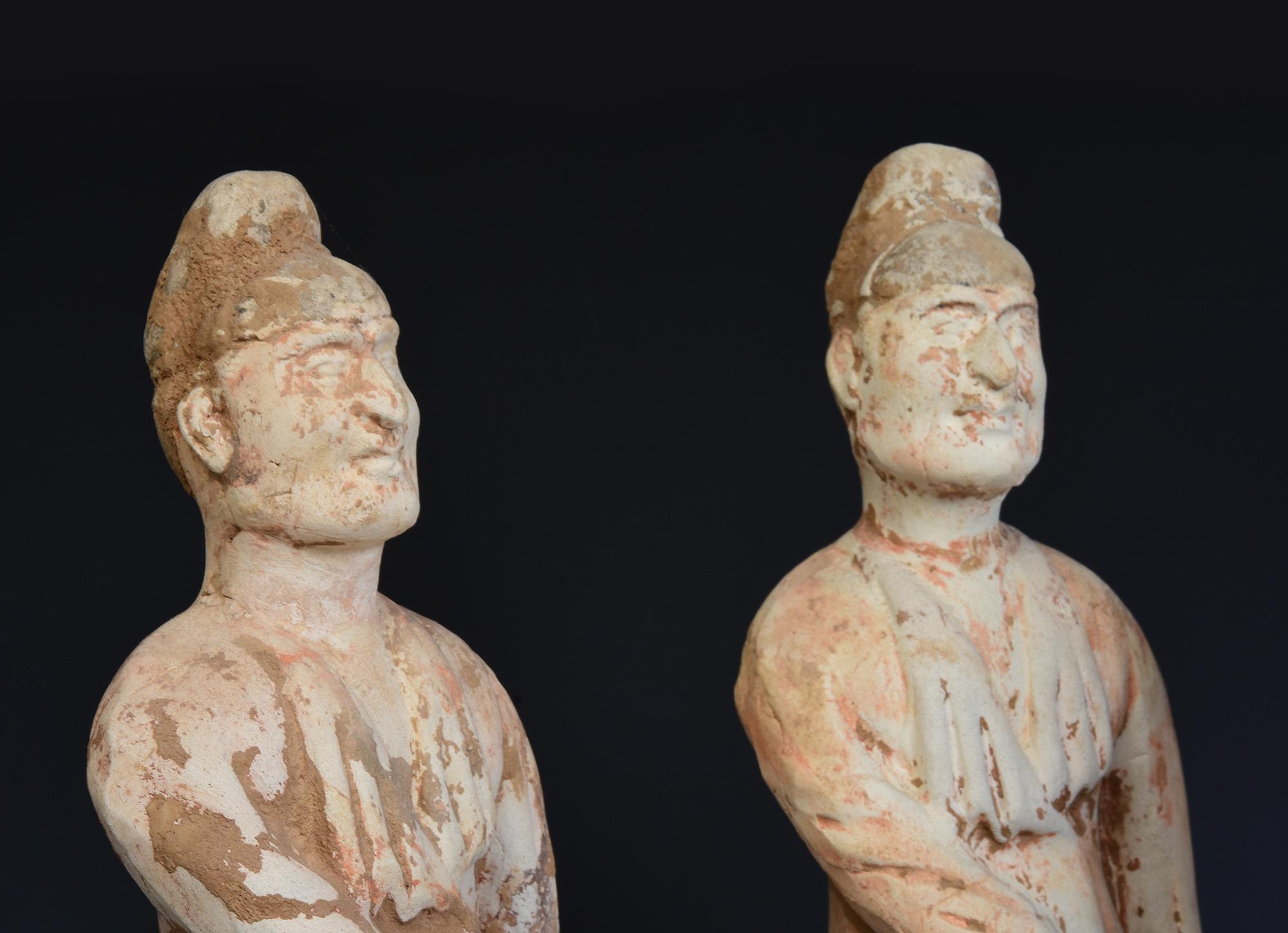 Tang Dynasty, A Set of Antique Chinese Pottery Foreign Court Man 3