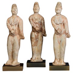 Tang Dynasty, A Set of Antique Chinese Pottery Foreign Court Man