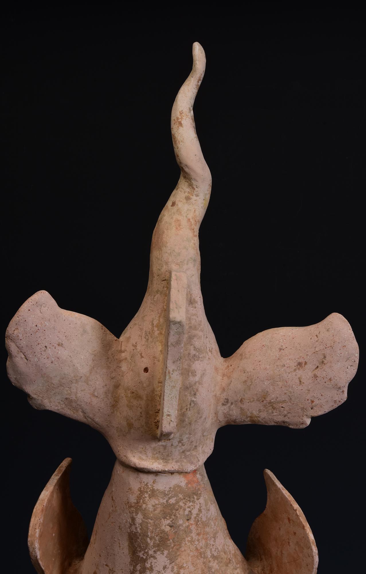 Tang Dynasty, Antique Chinese Pottery Earth Spirit with Oxford TL Test For Sale 6