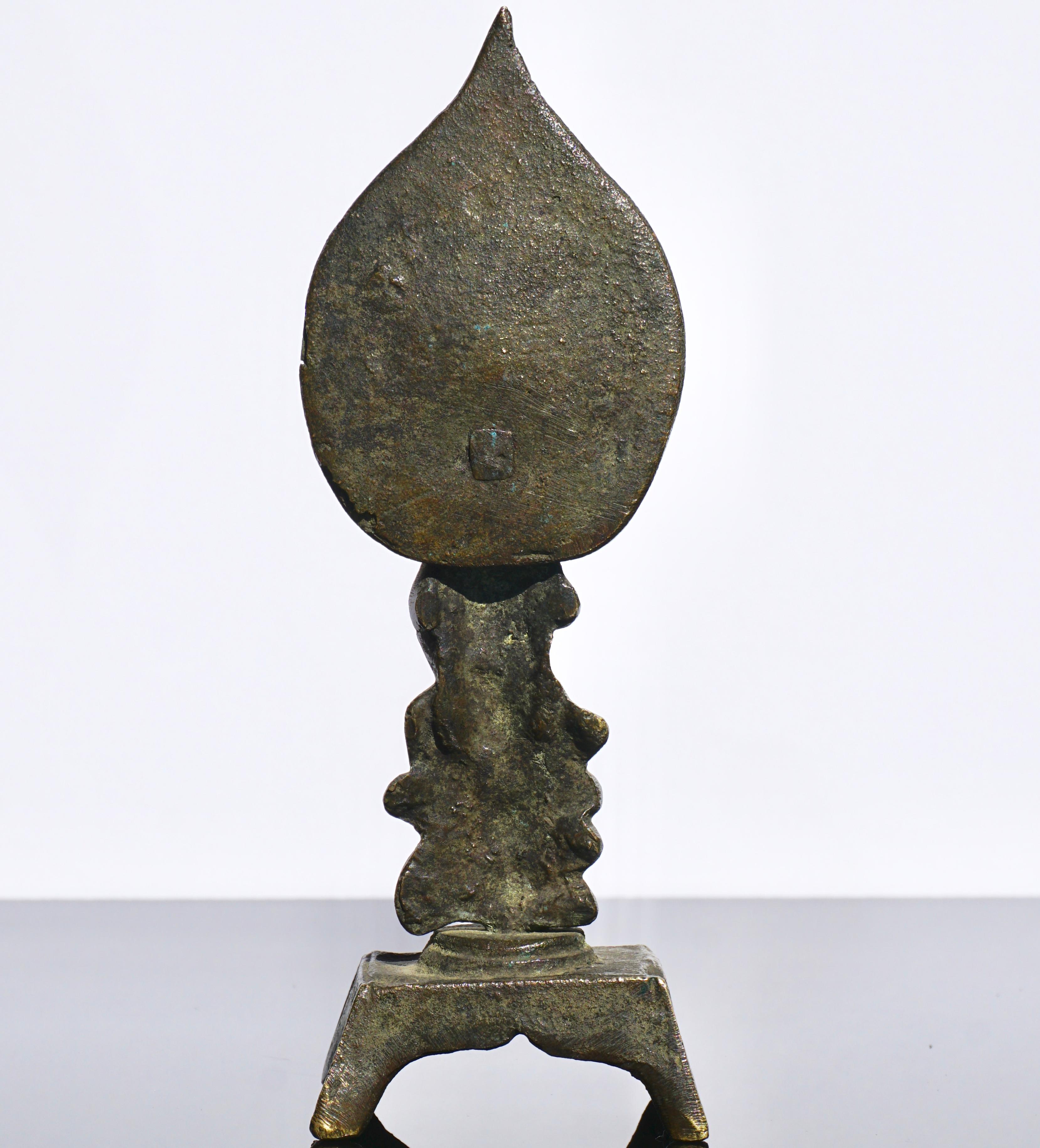 Cast Tang Dynasty Bronze Buddha, 618AD-907AD