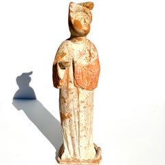 Tang Dynasty Fat Courtesan Lady Pottery Figure