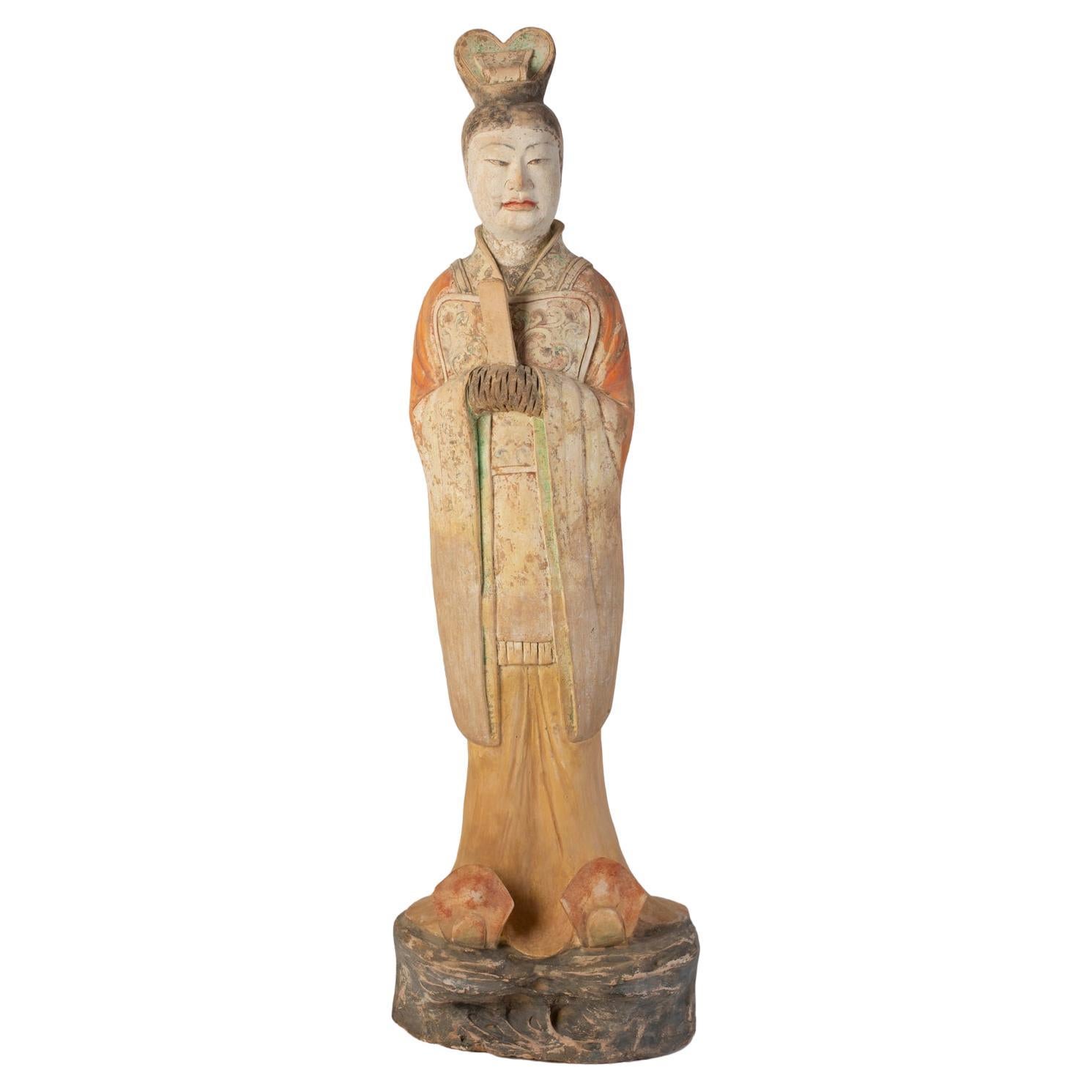 Tang Dynasty Standing Official with Oxford TL Certificate For Sale