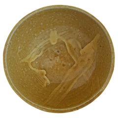 Tang Dynasty Style Amber Glazed Bowl, Splash Decoration, China, 20th Century