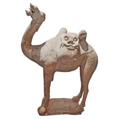 Tang Dynasty Terracotta Camel Sculpture, 1st Century