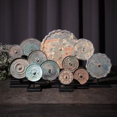 Tang Floral Bronze Mirror, c. 900 AD