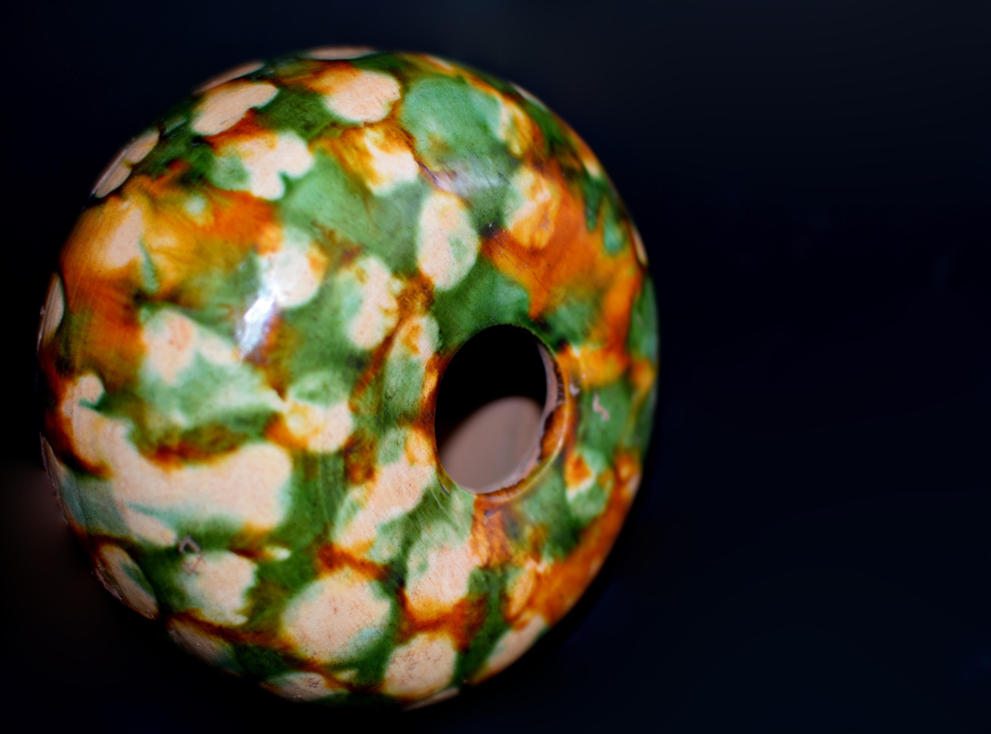 Tang Sancai Tri Glaze Chinese Pottery Vase 8