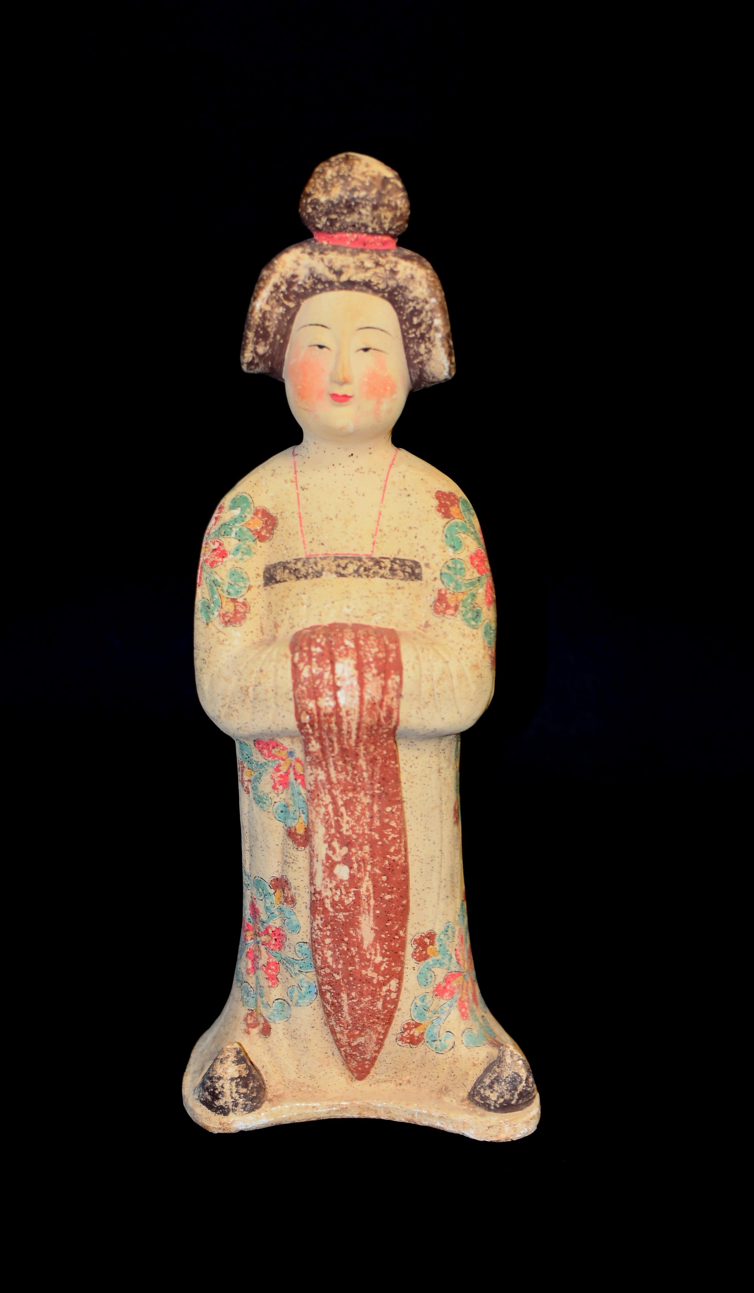 Tang Style Pottery Court Lady 4