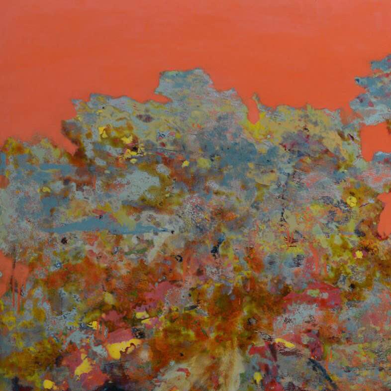 Sunset - Lacquer painting by Tang Xuan Doan, Vietnam For Sale 1