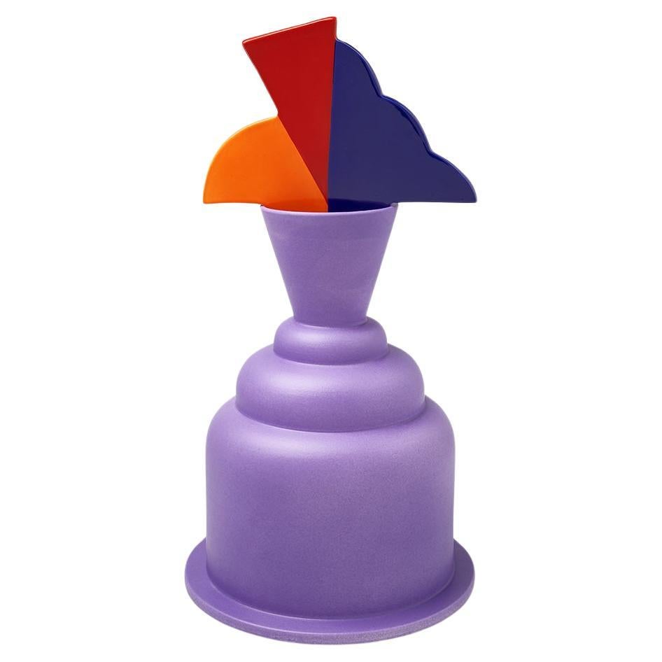 Tanganyka Flower Vase in Ceramic by Marco Zanini for Memphis Milano Collection For Sale