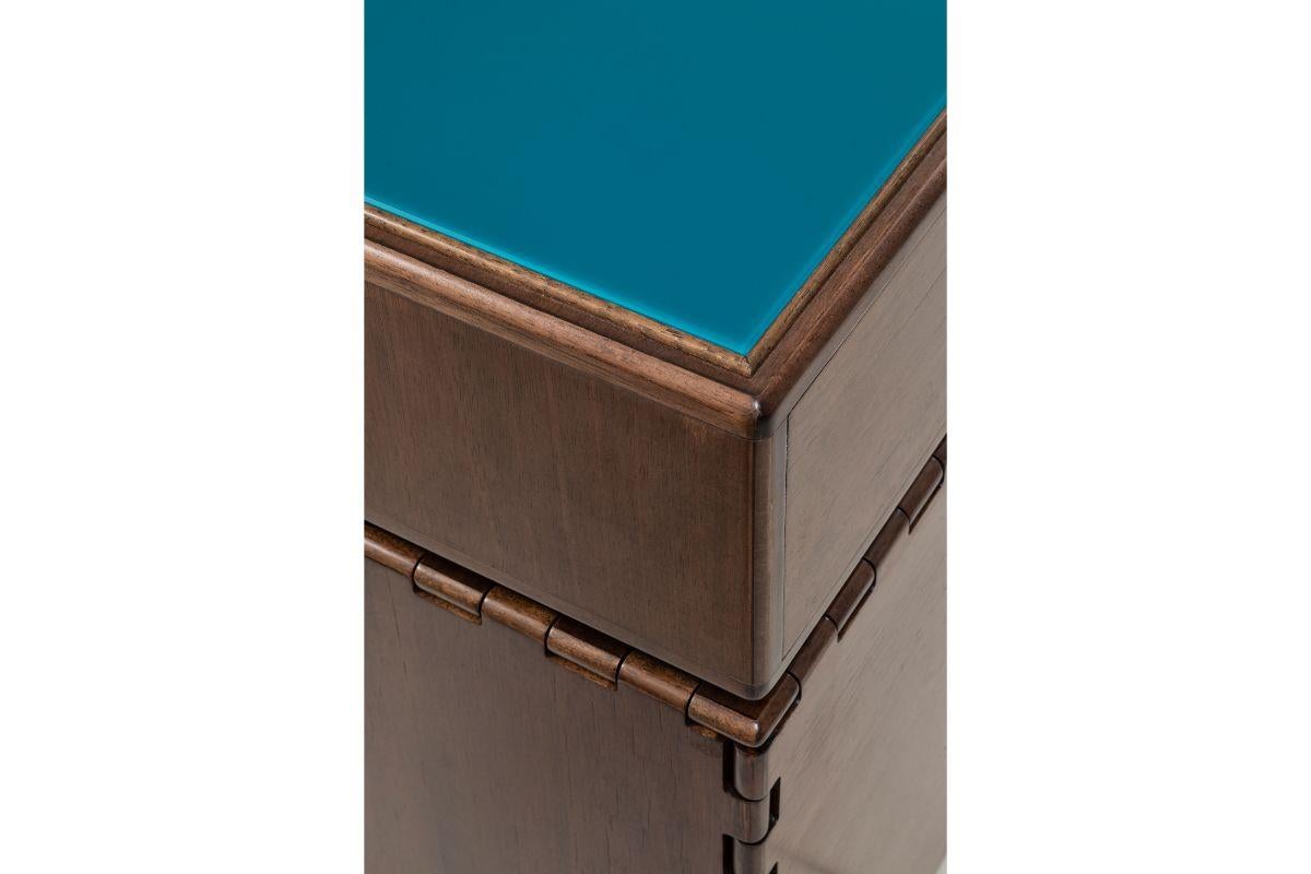 Tangara Fabric Panels Long Sideboard by Luis Pons 2