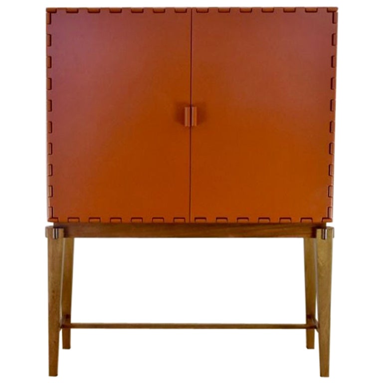 Tangara Zweitürige Bar Perle Orange von Luis Pons im Angebot