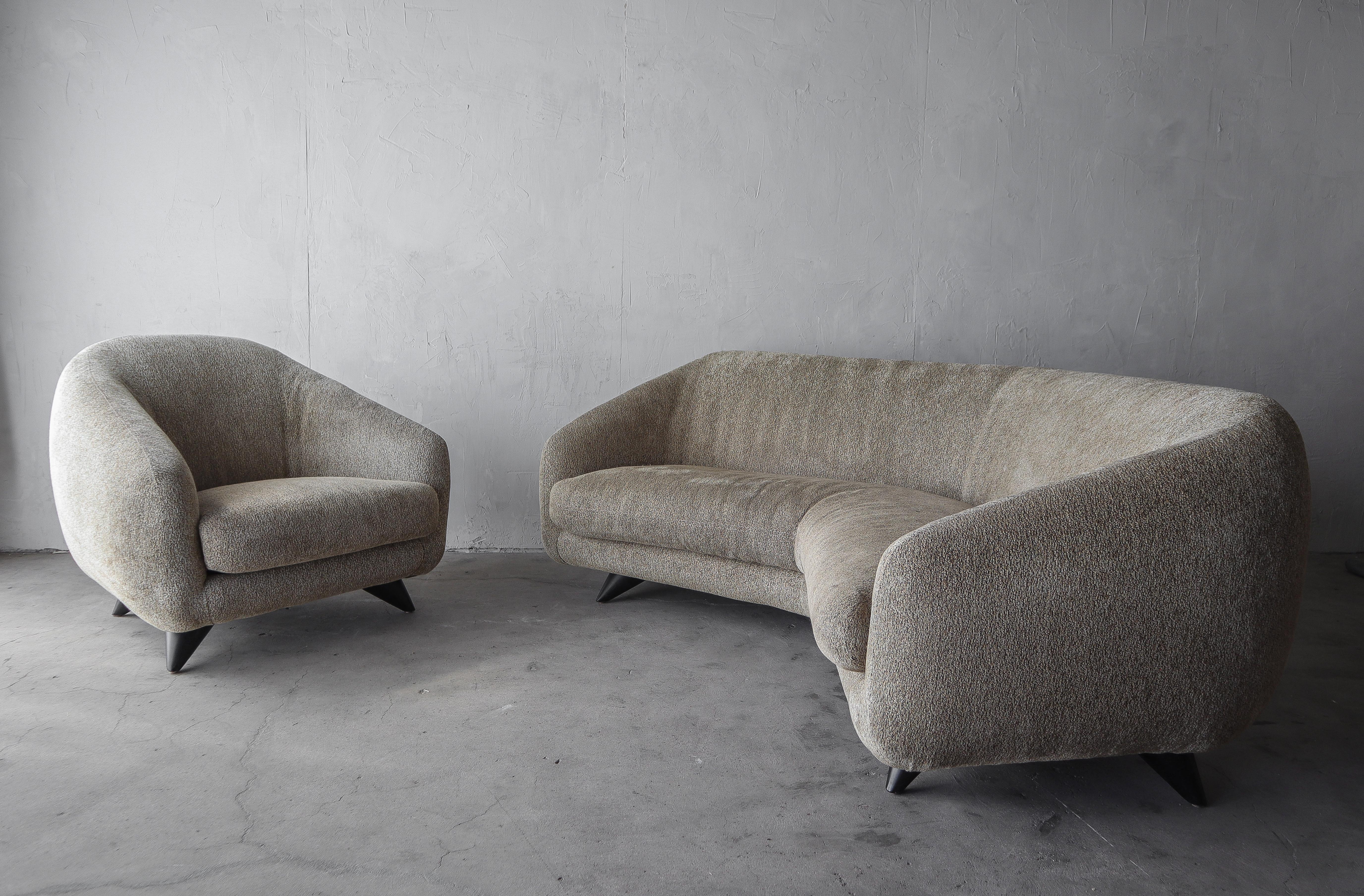 Post-Modern Tangent Sofa by Vladimir Kagan