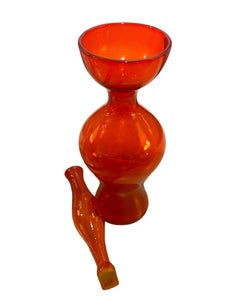 Tangerine Decanter by Blenko