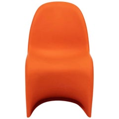 Mid Century Modern Orange Panton Chair by Verner Panton for Vitra