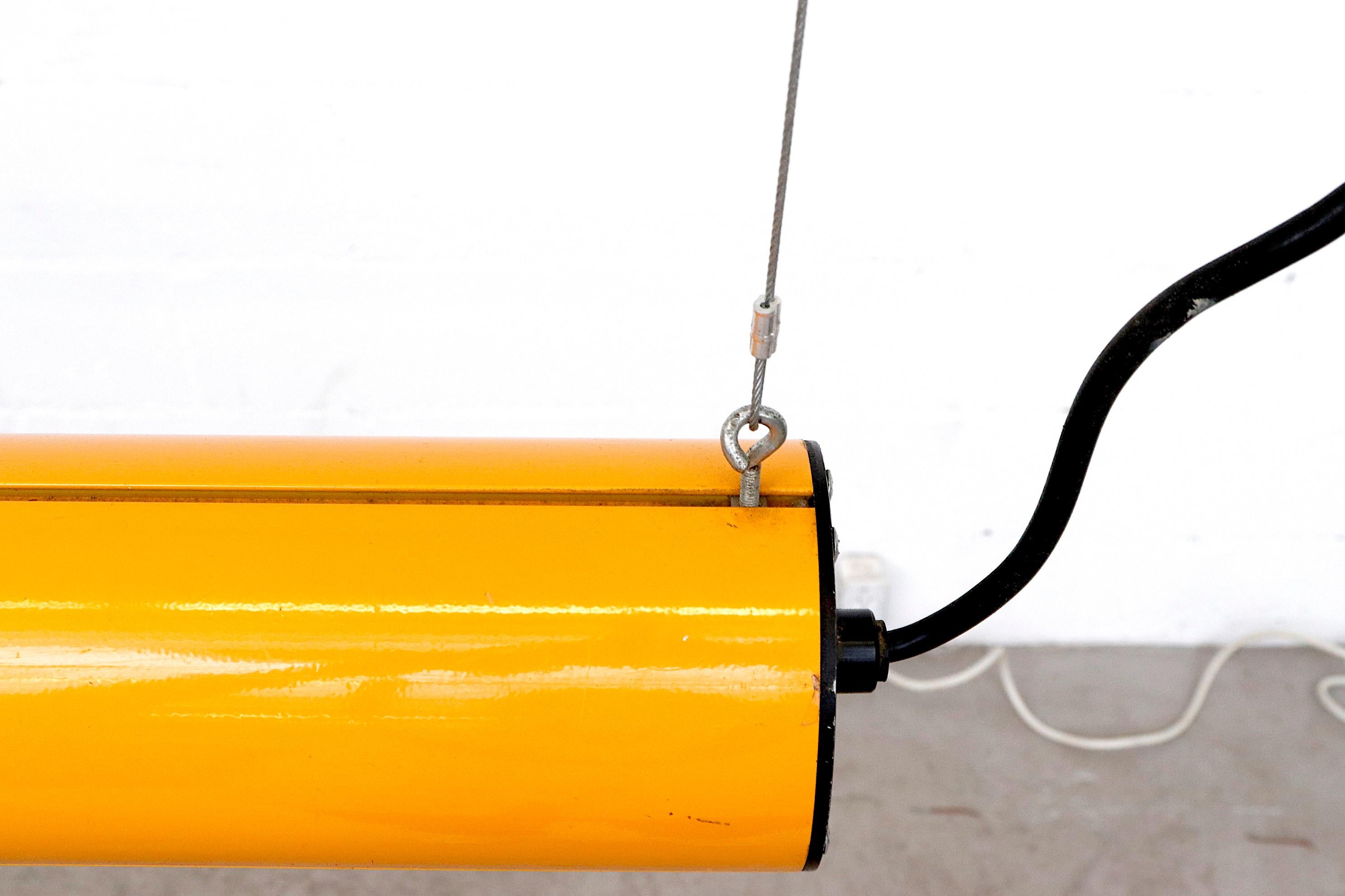 Enameled Tangerine 'Supertube' Fluorescent Work Light